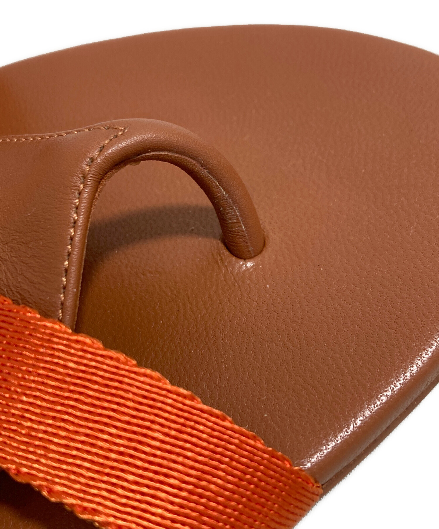中古・古着通販】HERMES (エルメス) サンダル オレンジ サイズ:37 