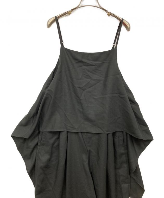 ローヘン　lohen サロペット 36 中古・古着通販】LOHEN (ローヘン) AYERED CAMI ALL IN ONE ブラック
