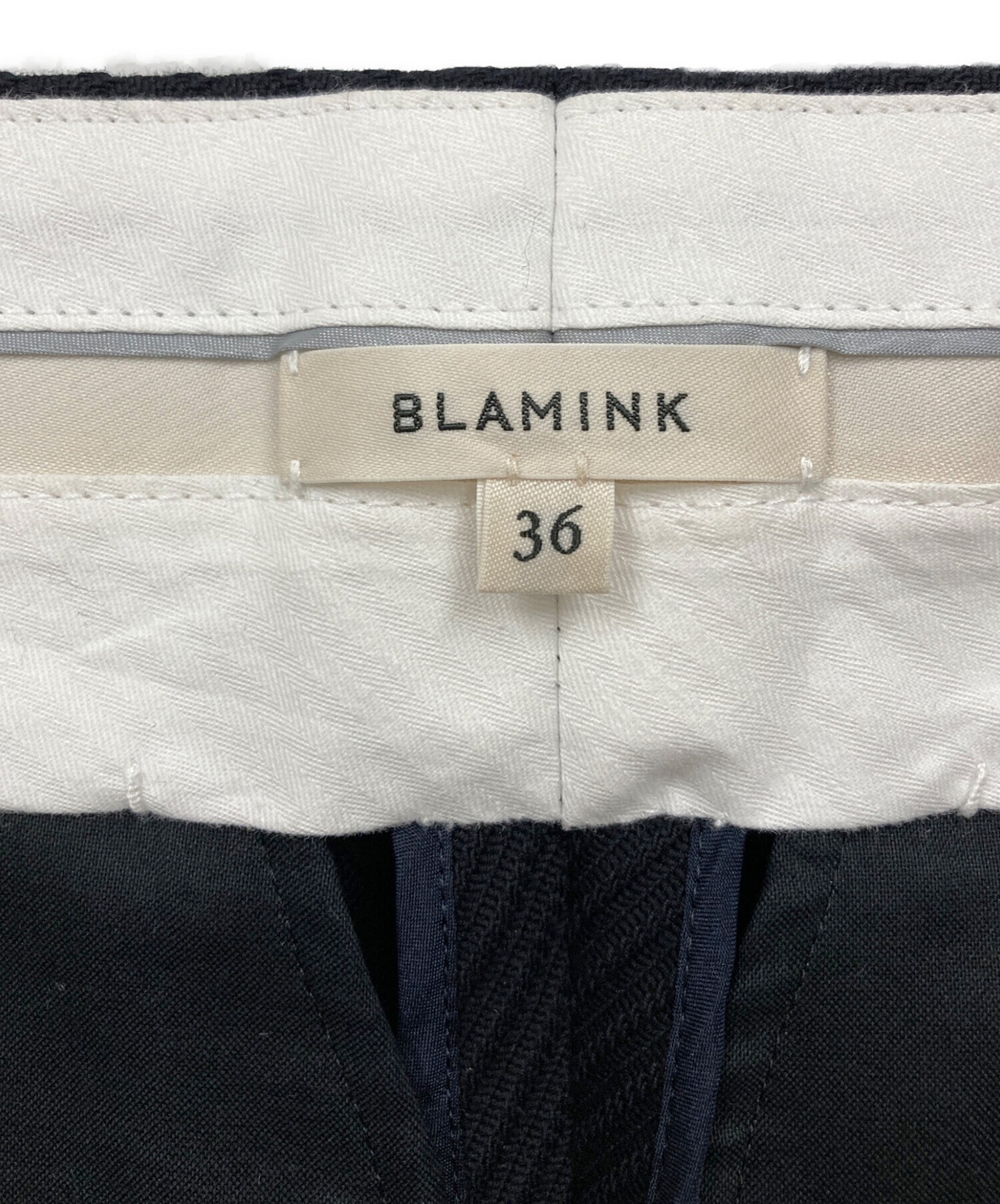 中古・古着通販】BLAMINK (ブラミンク) パンツ ネイビー サイズ:36