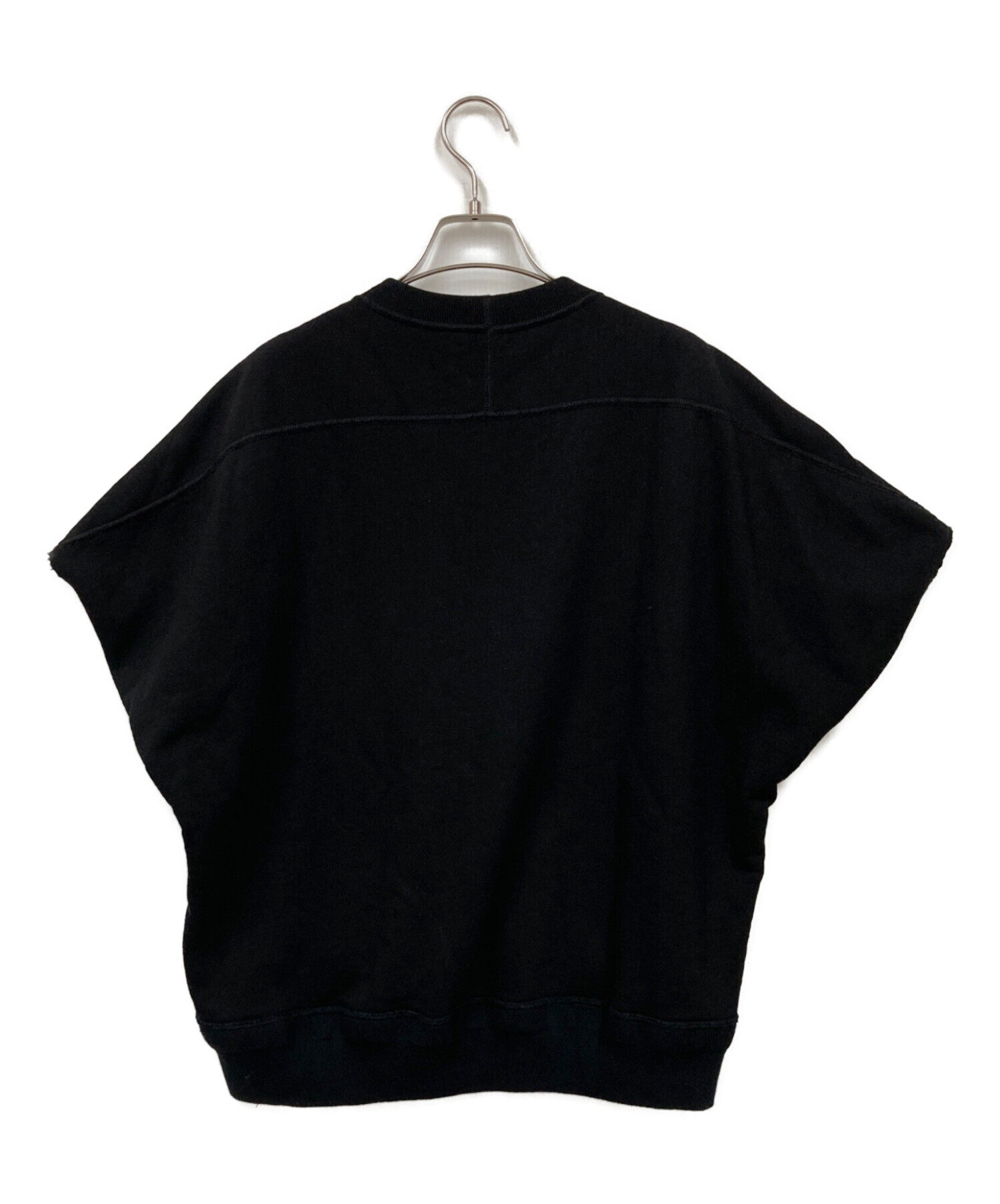 BLAMINKブラミンクスウェットシャツ黒 中古・古着通販】BLAMINK (ブラミンク) 半袖スウェット ネイビー