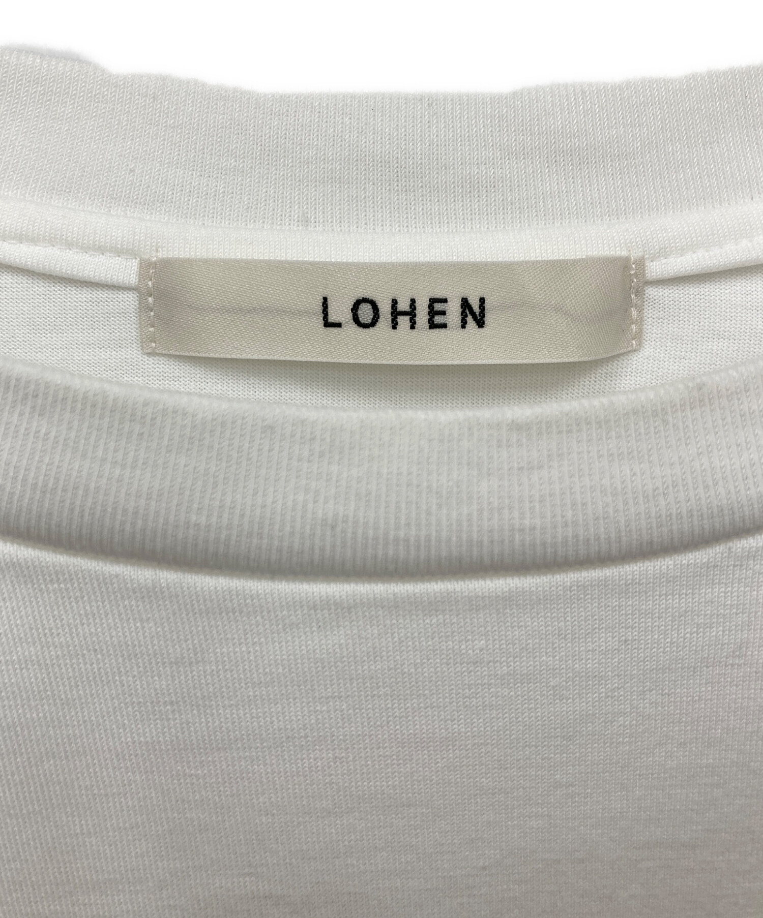 中古・古着通販】LOHEN (ローヘン) カットソー ホワイト サイズ:F