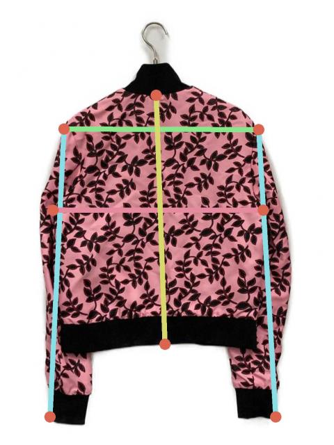 中古・古着通販】MSGM (エムエスジーエム) 総柄ブルゾン ピンク サイズ 
