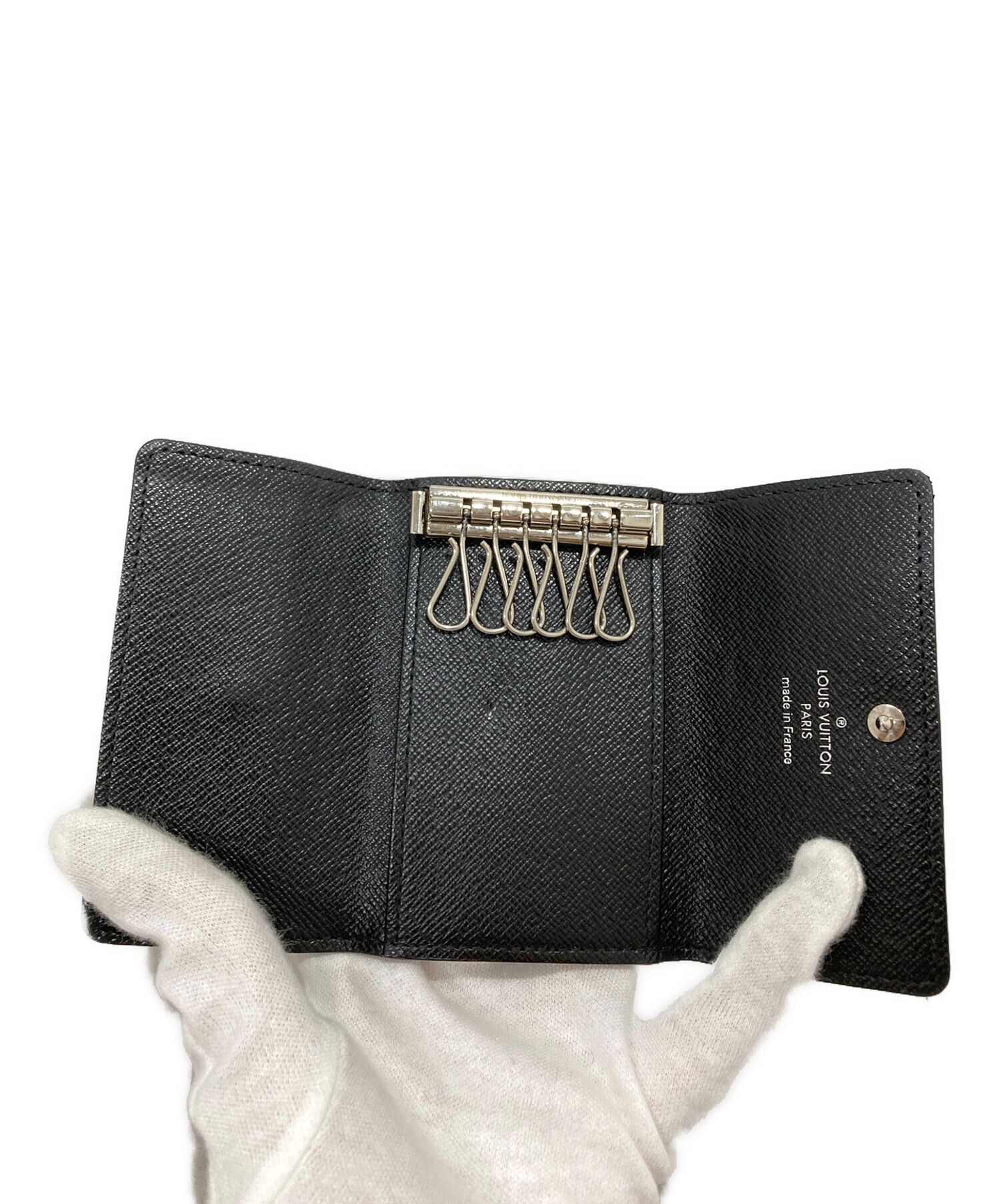 未使用　ルイヴィトン　キーケース 中古・古着通販】LOUIS VUITTON (ルイ ヴィトン) キーケース ブラック