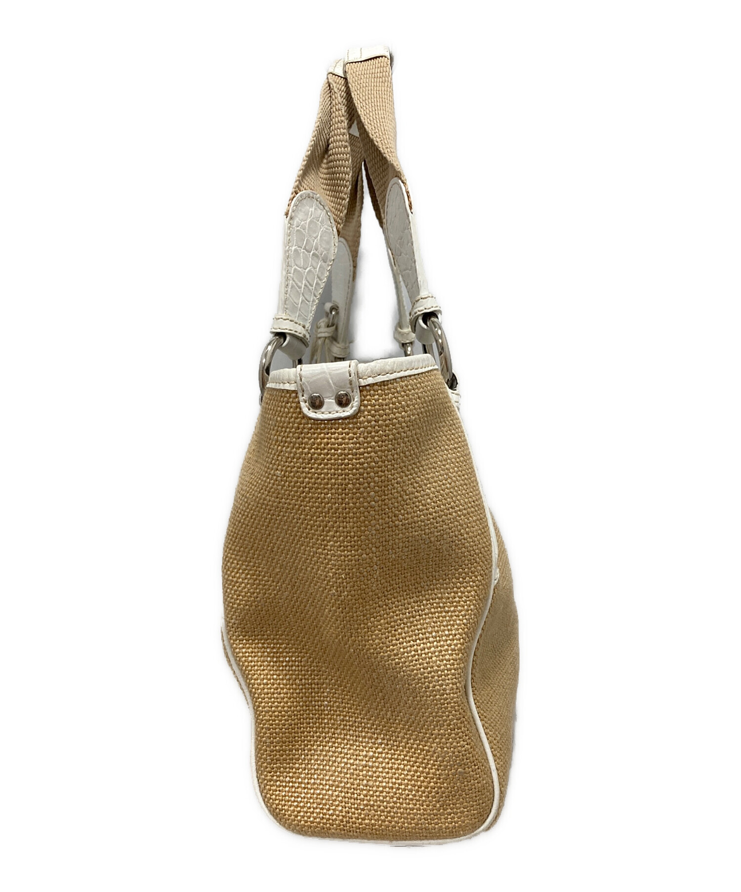 中古・古着通販】CELINE (セリーヌ) ストロー カゴブギーバッグ トート
