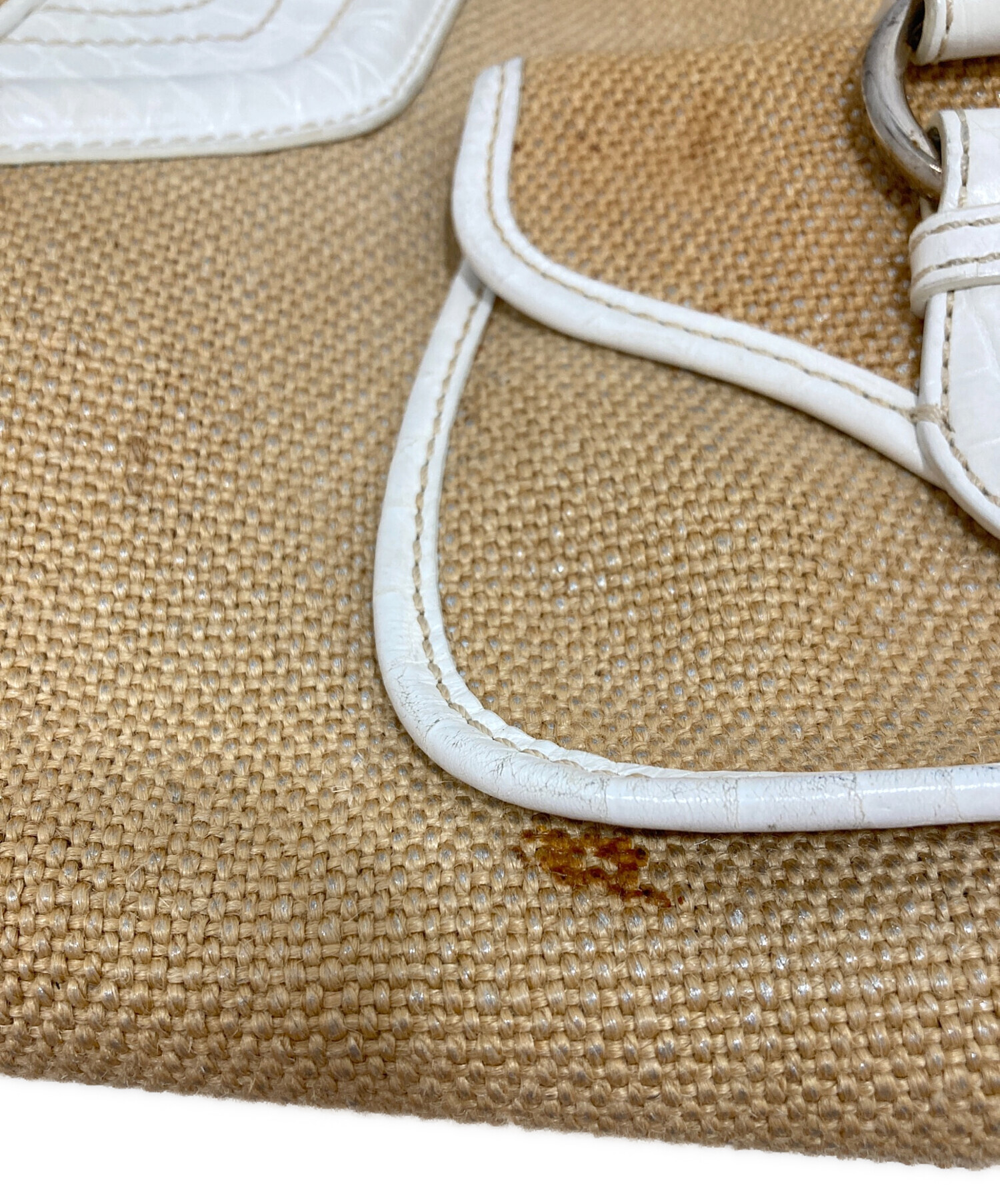 中古・古着通販】CELINE (セリーヌ) ストロー カゴブギーバッグ トート