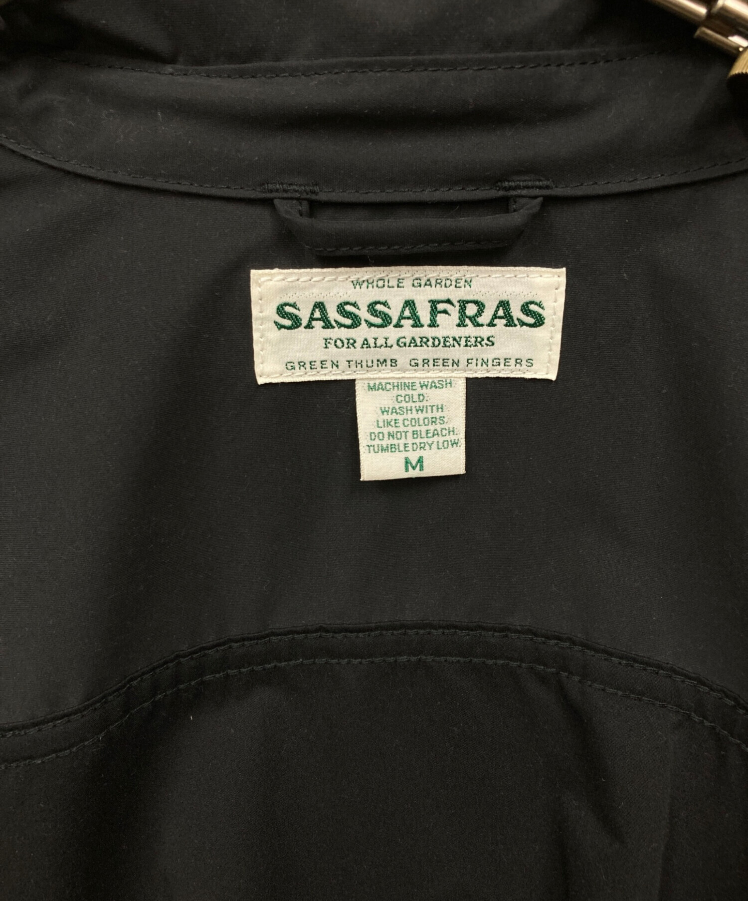 中古・古着通販】SASSAFRAS (ササフラス) ジャケット ブラック サイズ