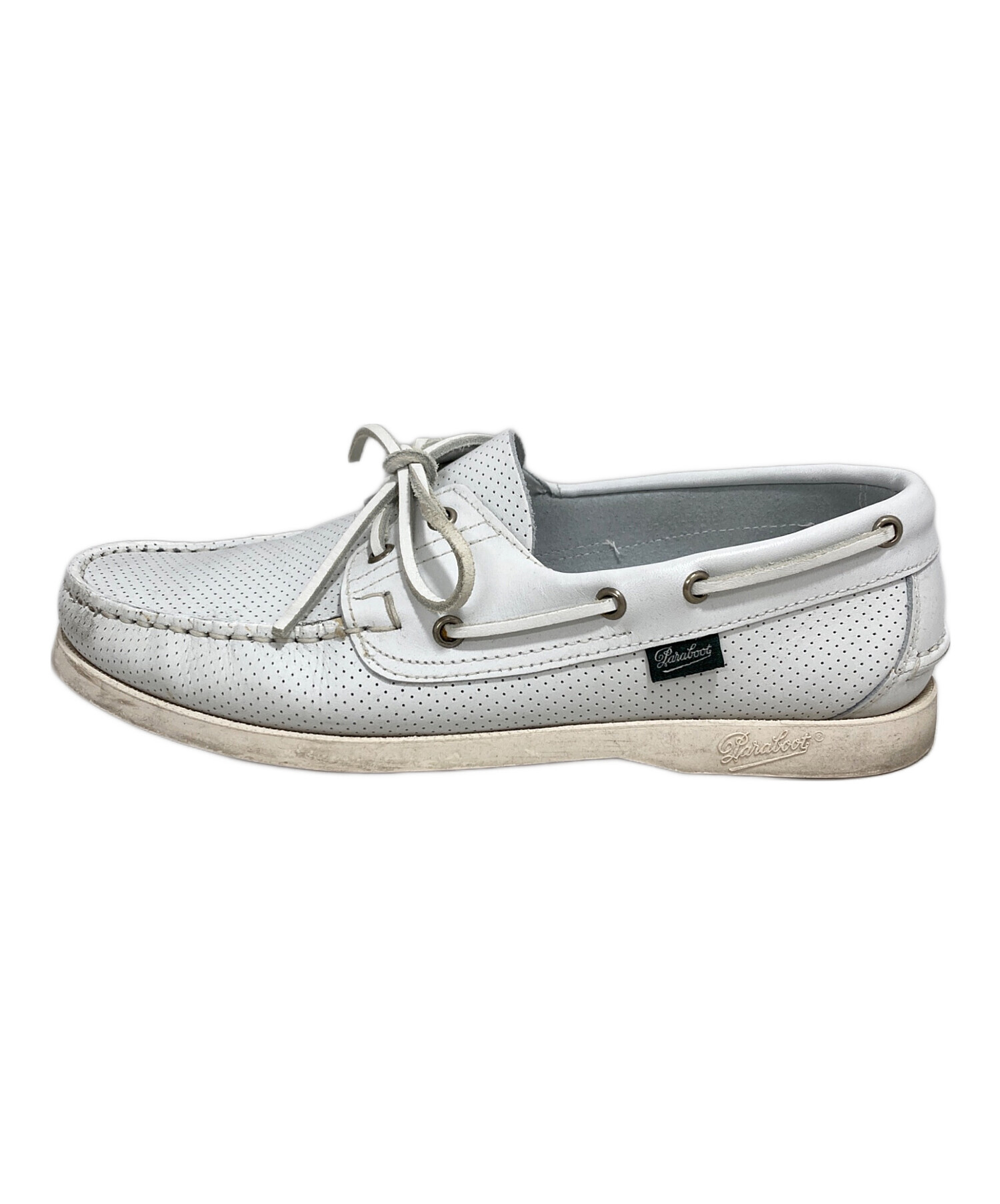 中古・古着通販】PARABOOT (パラブーツ) デッキシューズ ホワイト