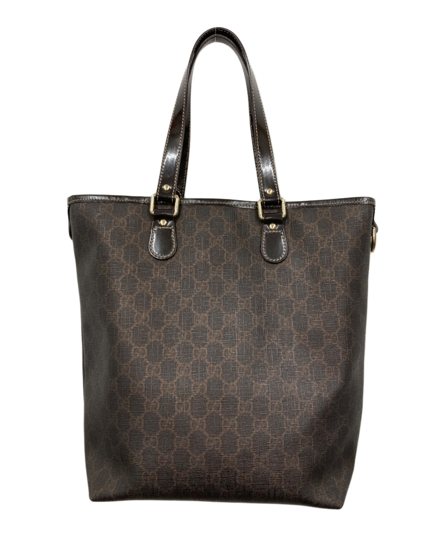 中古・古着通販】GUCCI (グッチ) GGトートバッグ ブラウン｜ブランド