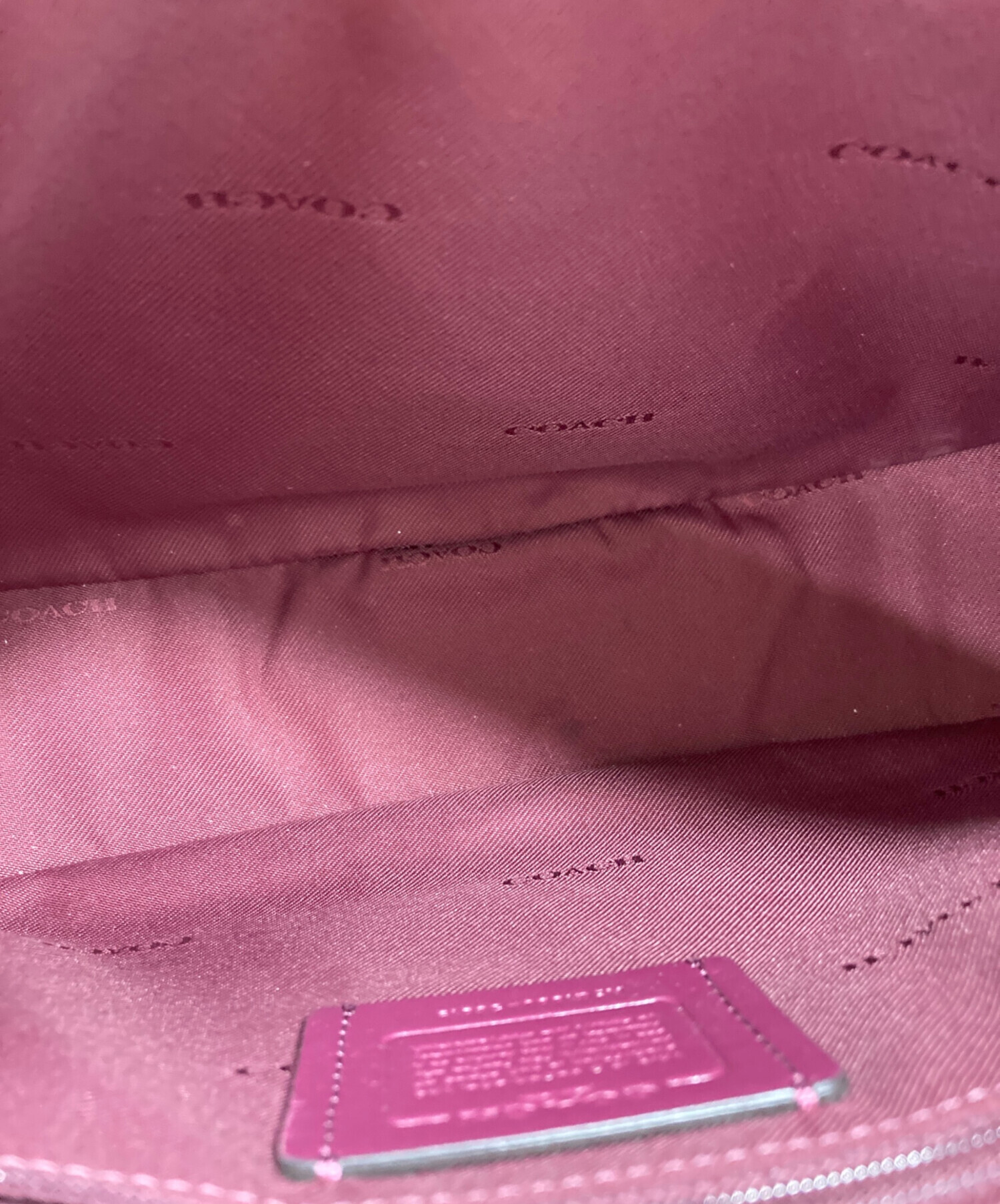 中古・古着通販】COACH (コーチ) ワンショルダーバッグ パープル