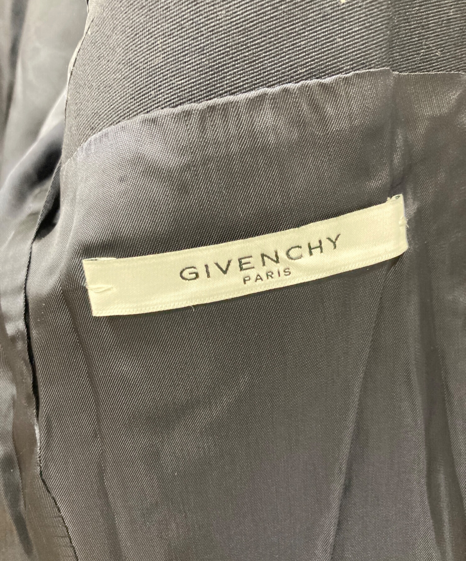 中古・古着通販】GIVENCHY (ジバンシィ) 切替ジャケット ネイビー
