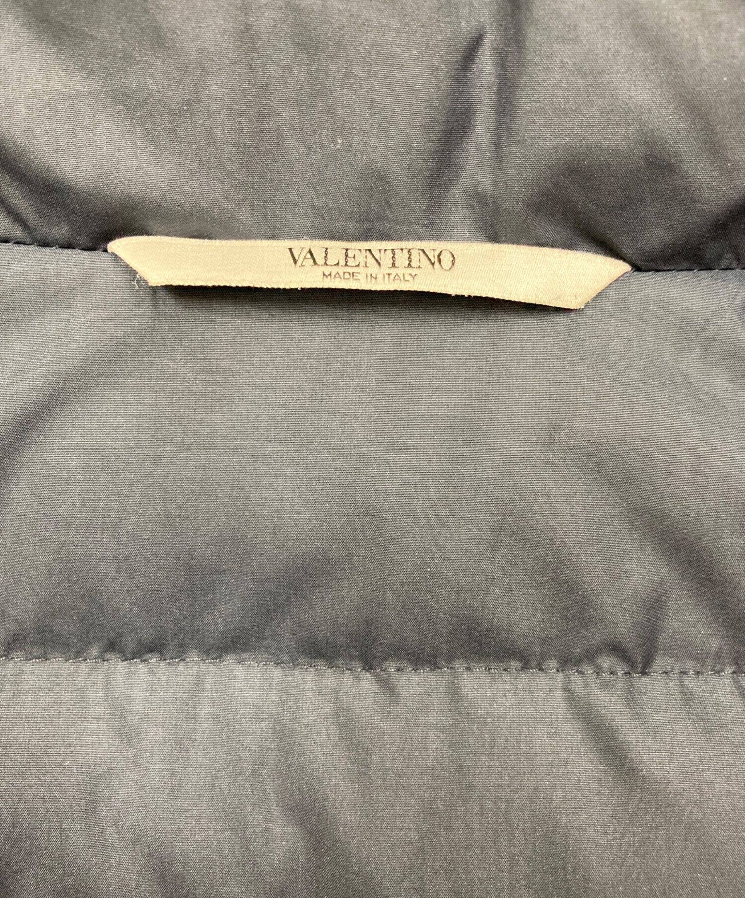 中古・古着通販】VALENTINO (ヴァレンティノ) レザー切替ダウン