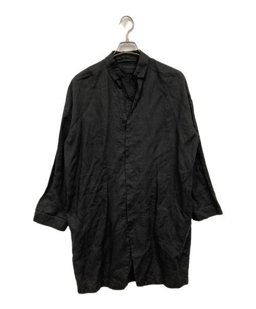 中古・古着通販】pas de calais (パドカレ) リネンワンピース ブラック
