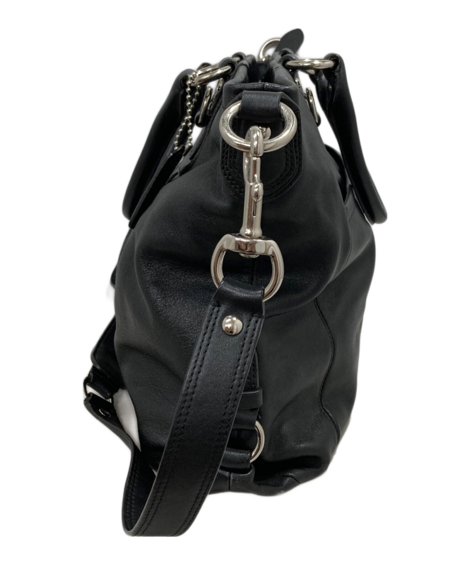 エ*サ様 古着 コーチ 2wayショルダーバッグ 中古・古着通販】COACH (コーチ) 2WAYショルダーバッグ ブラック