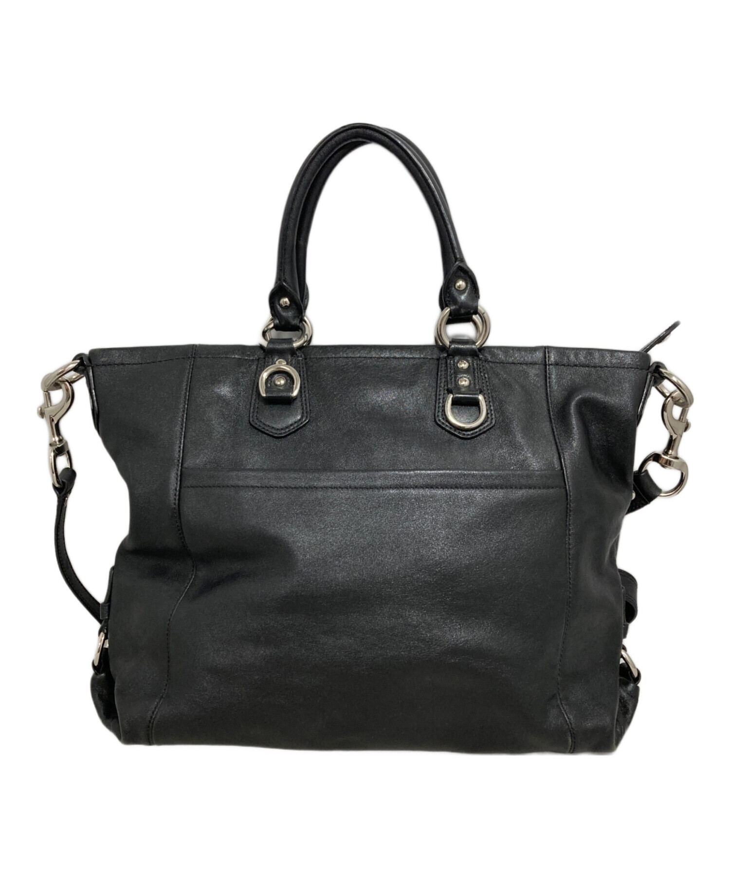 中古・古着通販】COACH (コーチ) 2WAYショルダーバッグ ブラック