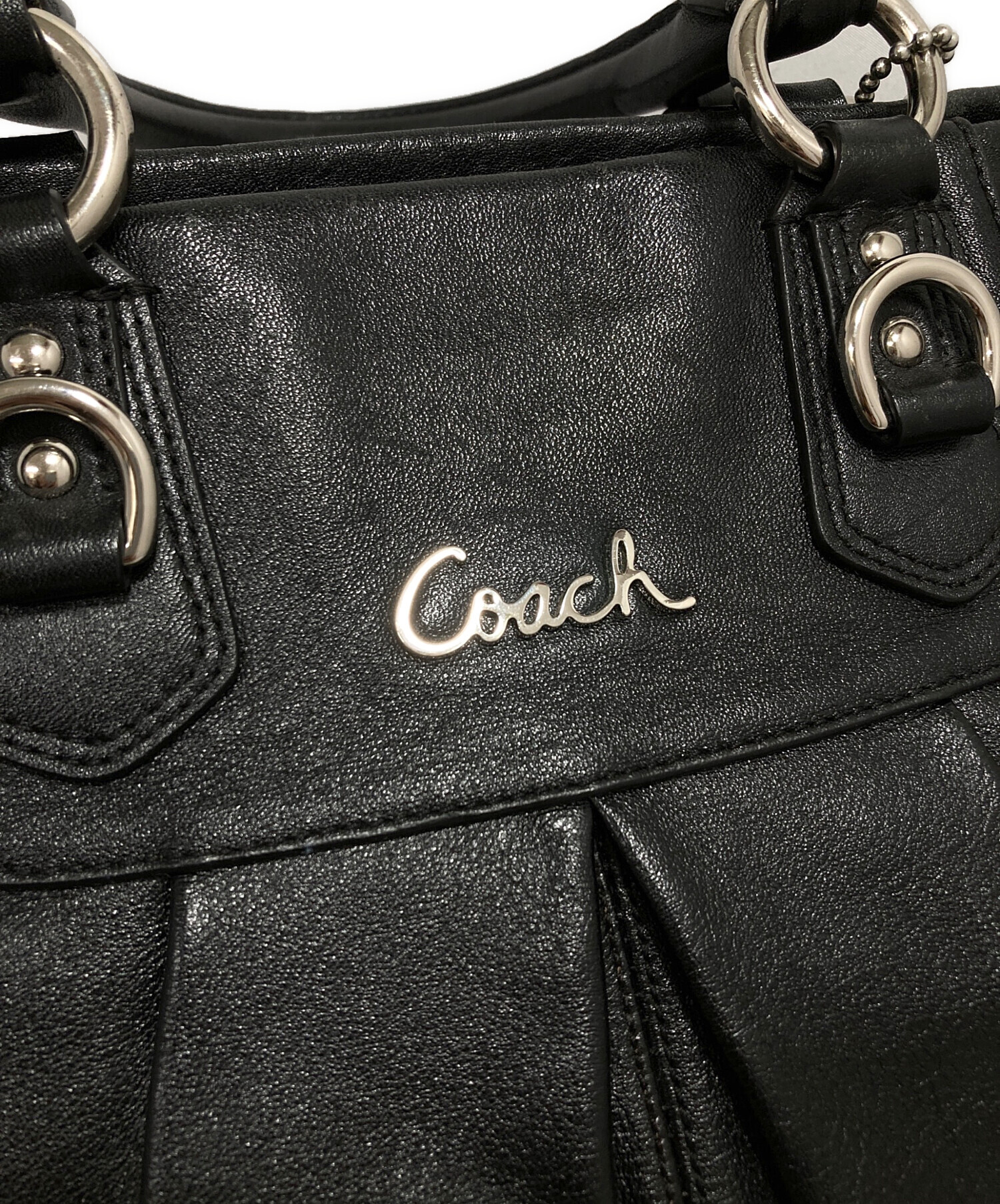 中古・古着通販】COACH (コーチ) 2WAYショルダーバッグ ブラック
