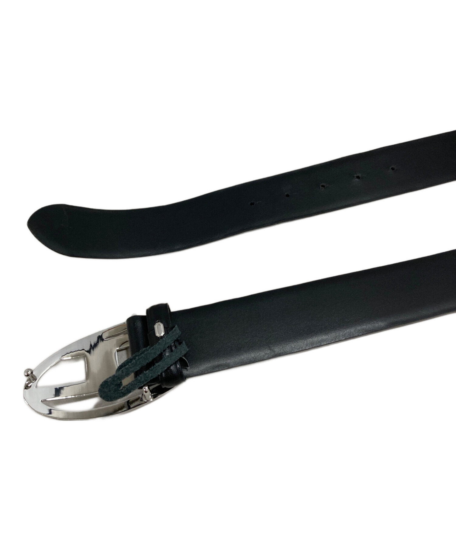 中古・古着通販】DIESEL (ディーゼル) B-1DRレザーベルト ブラック