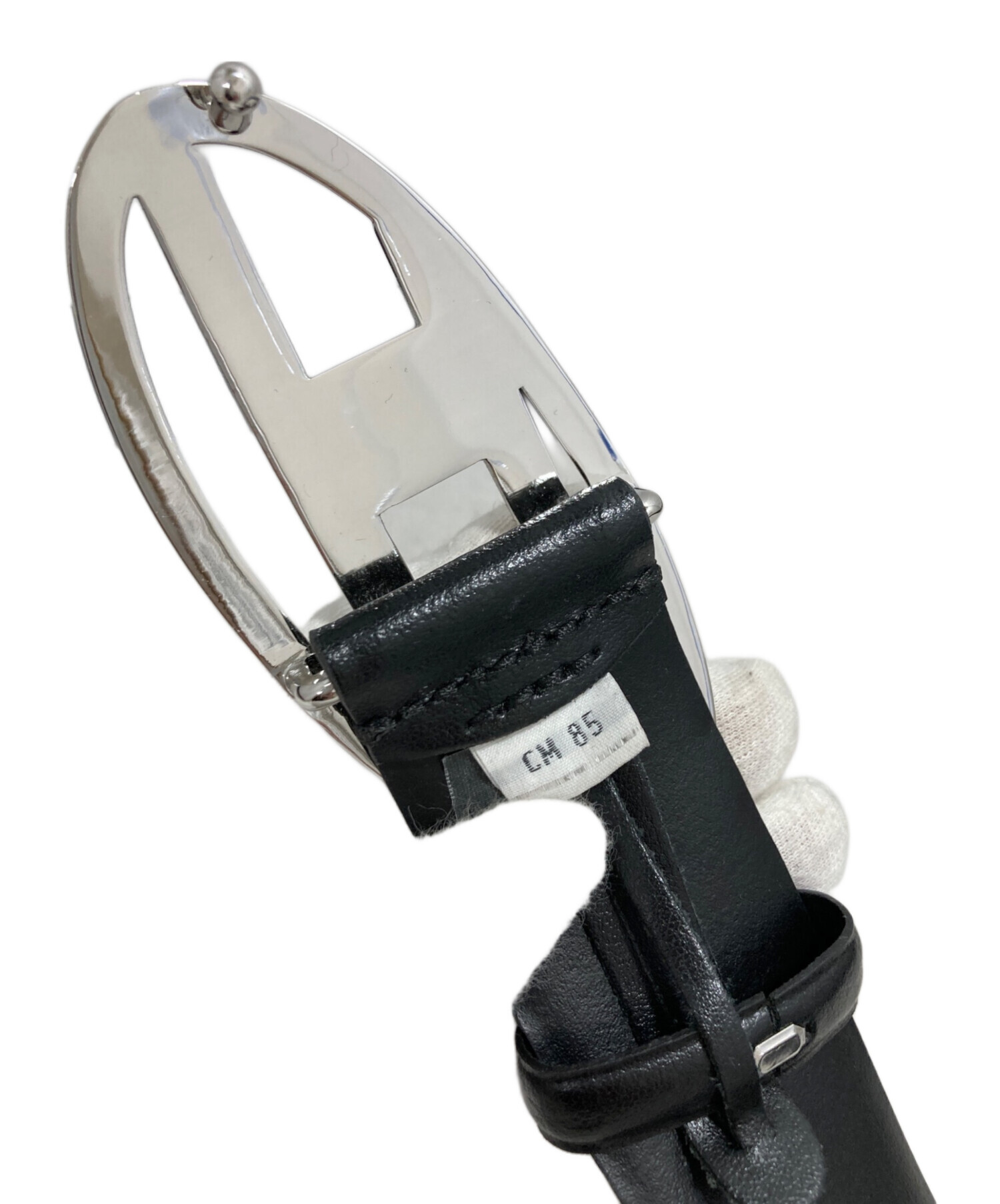中古・古着通販】DIESEL (ディーゼル) B-1DRレザーベルト ブラック
