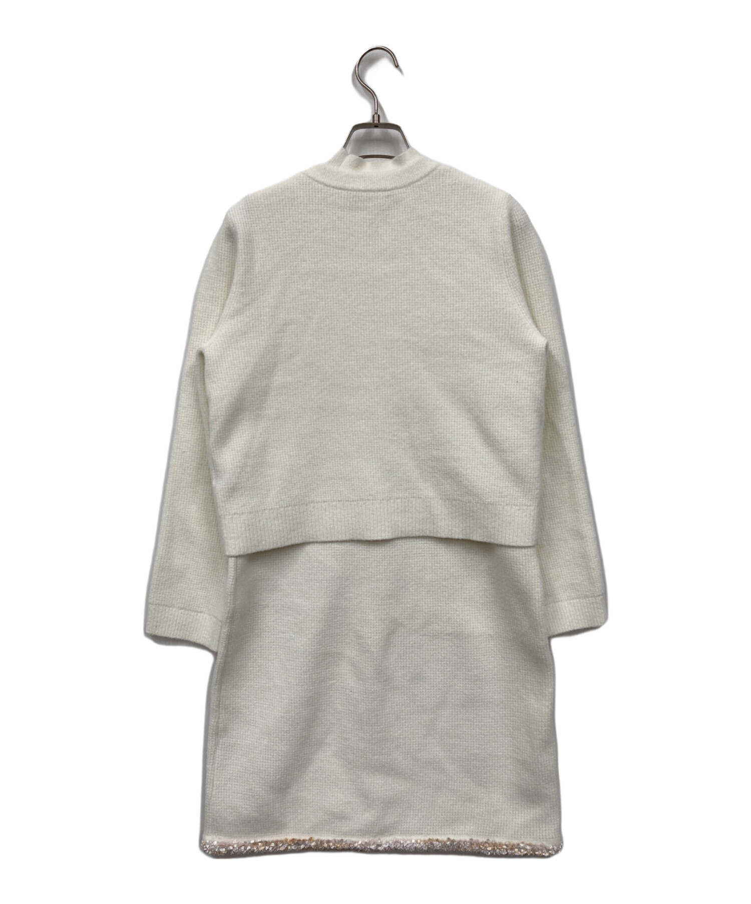 中古・古着通販】CELFORD (セルフォード) ニットワンピース ホワイト