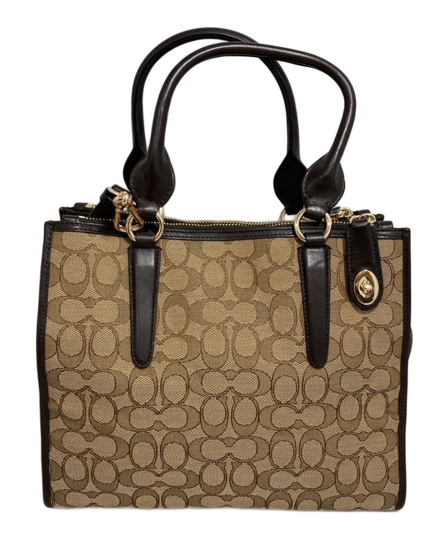 中古・古着通販】COACH (コーチ) トートバッグ ブラウン｜ブランド
