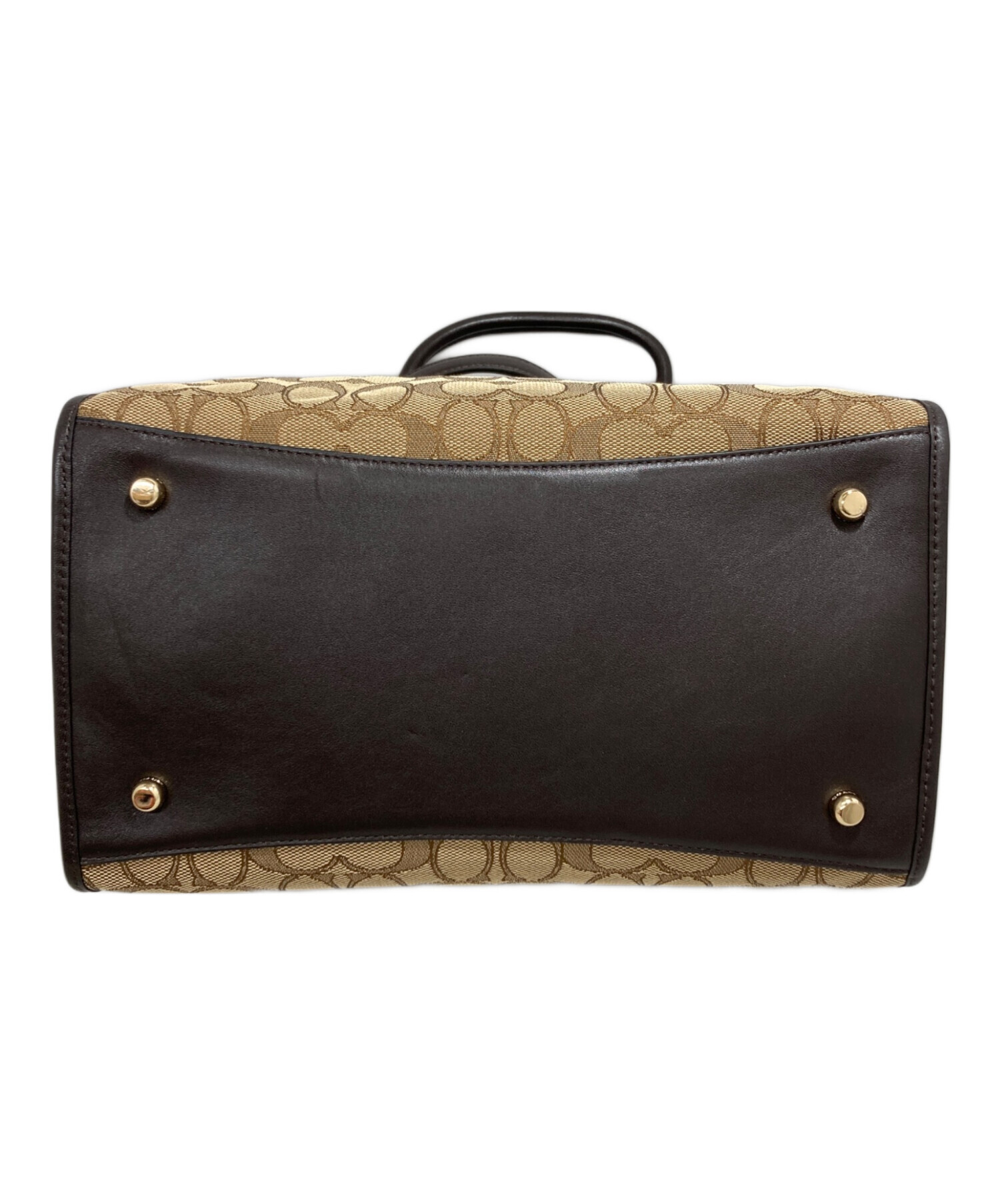 中古・古着通販】COACH (コーチ) トートバッグ ブラウン｜ブランド