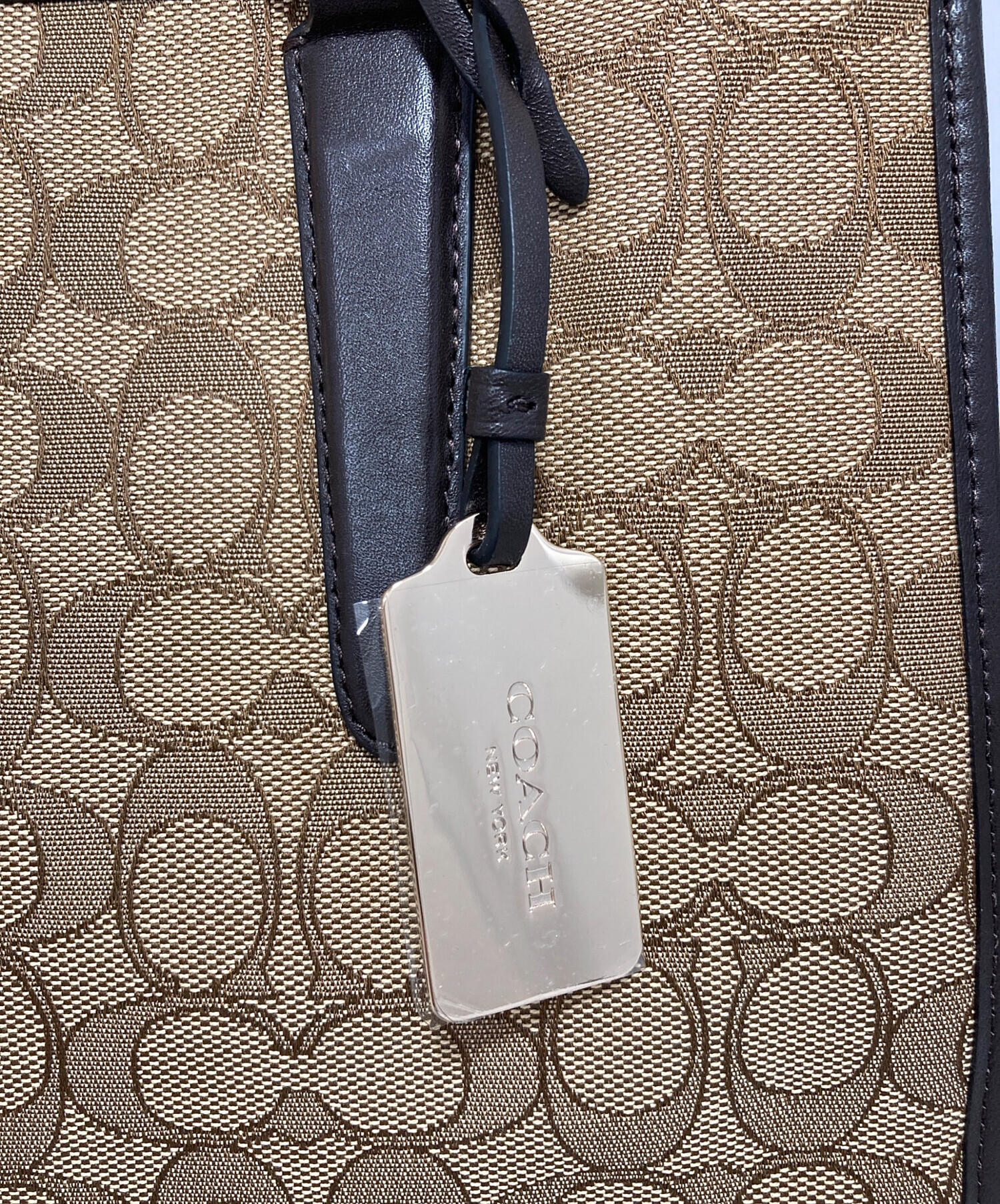 中古・古着通販】COACH (コーチ) トートバッグ ブラウン｜ブランド