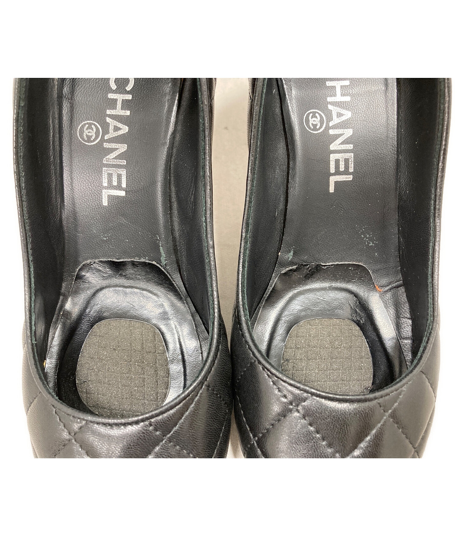 中古・古着通販】CHANEL (シャネル) マトラッセココマークパンプス