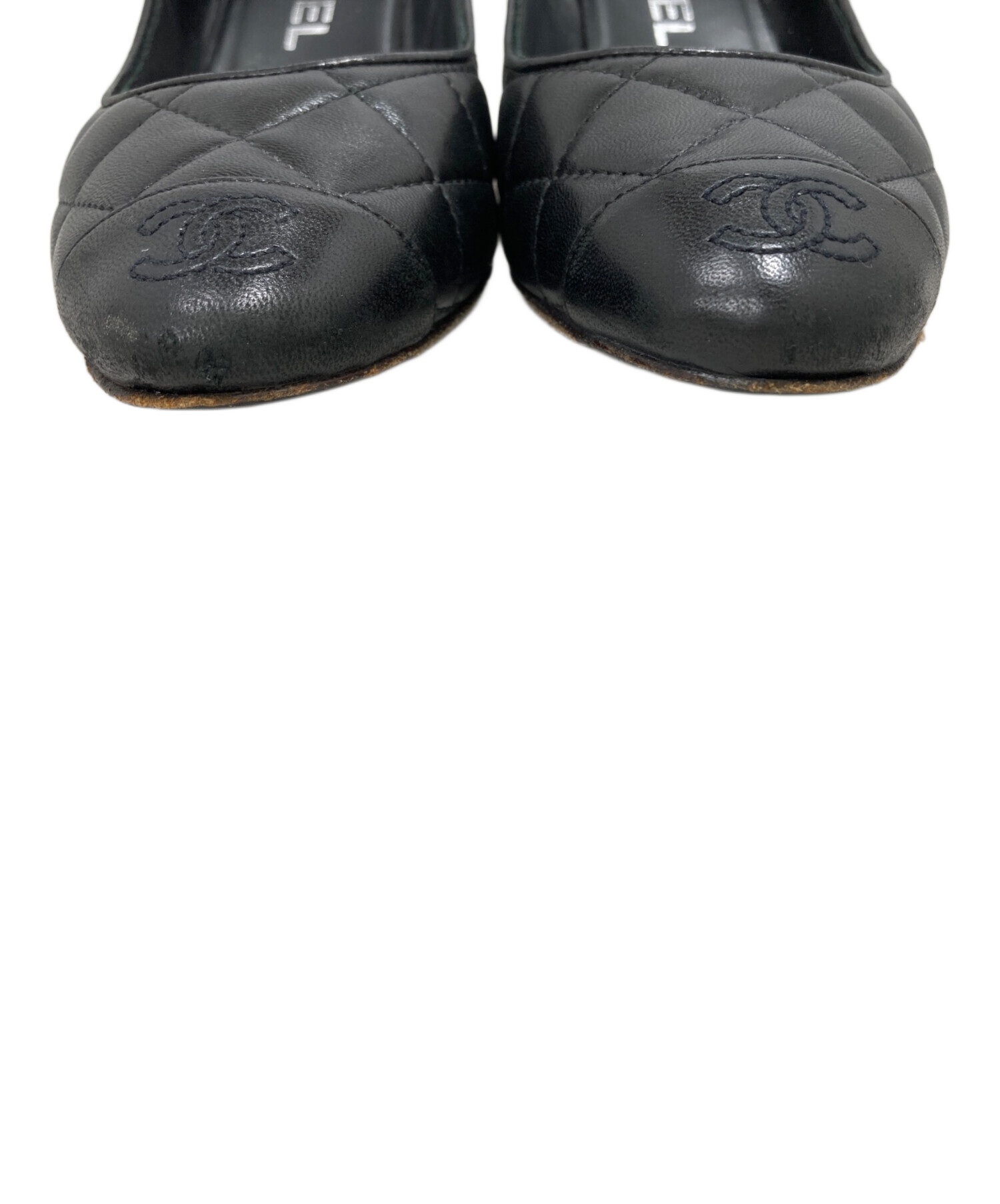 中古・古着通販】CHANEL (シャネル) マトラッセココマークパンプス