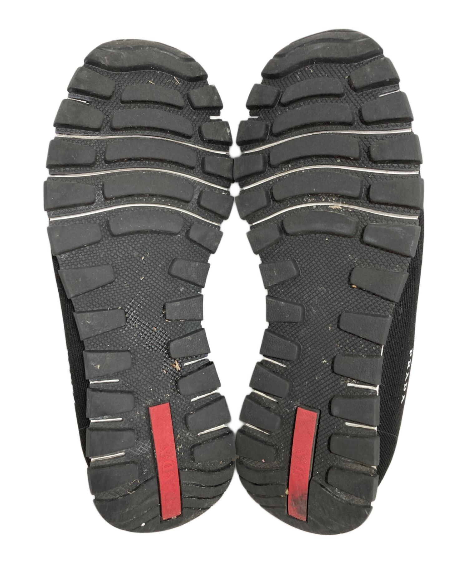 中古・古着通販】PRADA (プラダ) ソックススニーカー ブラック サイズ