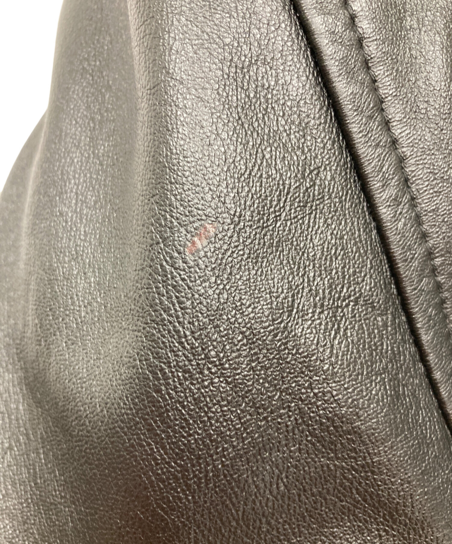 中古・古着通販】BALMAIN (バルマン) ラムレザージャケット ブラック