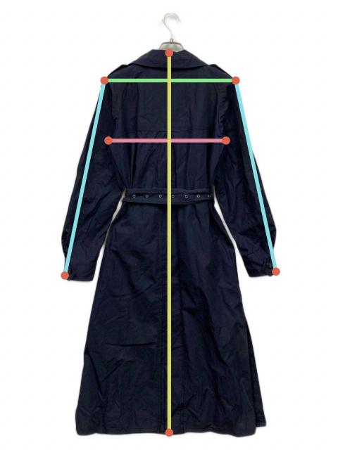 【新品】 CELINE トレンチコート ネイビー サイズ48 中古・古着通販】CELINE (セリーヌ) トレンチコート ネイビー サイズ