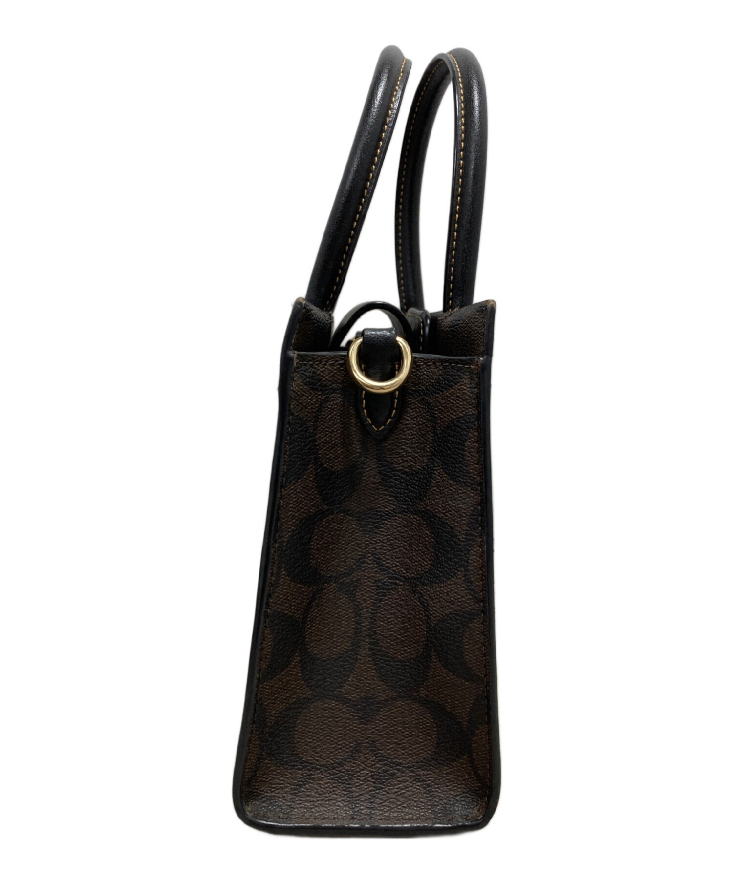COACHキャリー クロスボディ バッグ・シグネチャー キャンバス COACH 