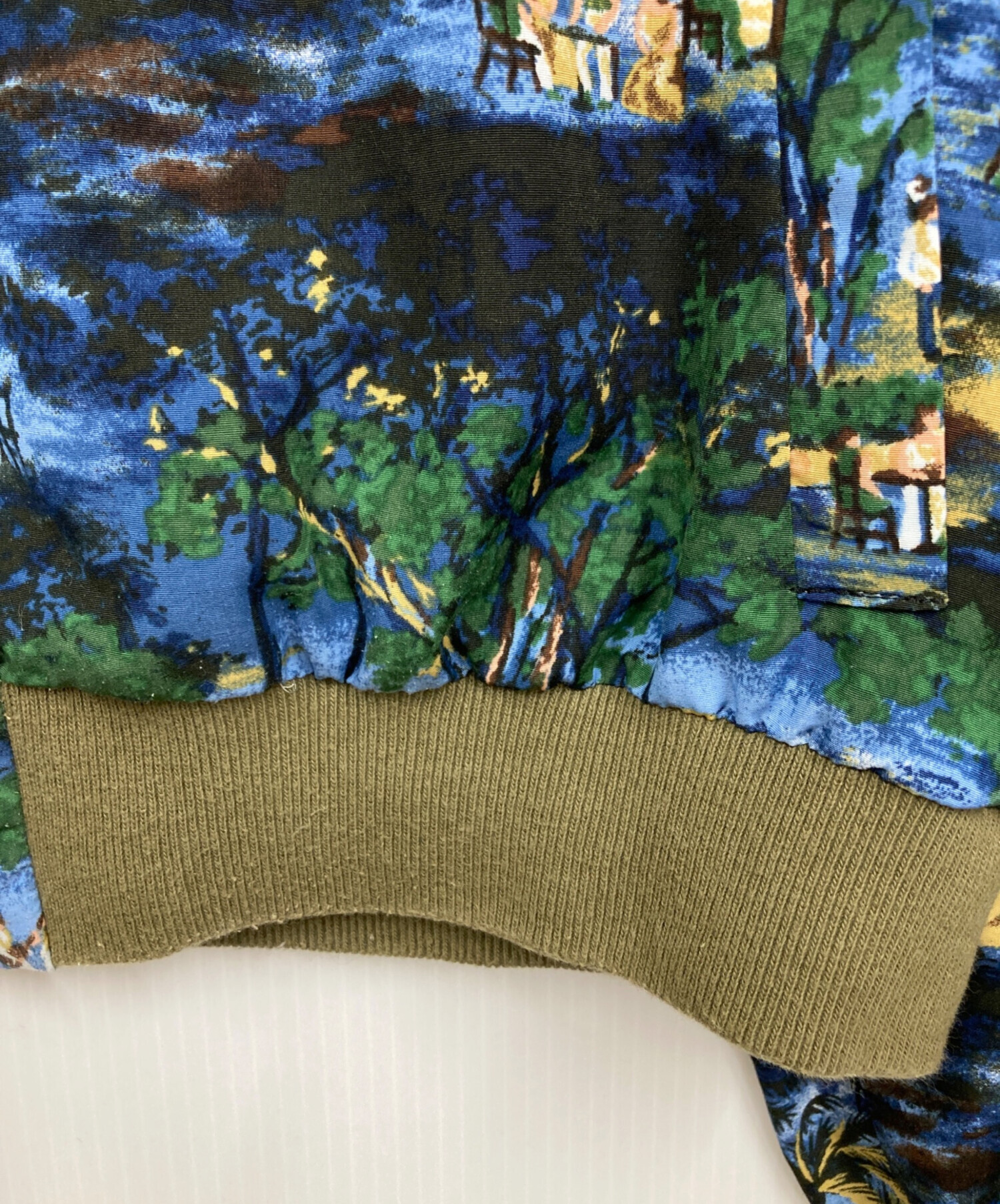 中古・古着通販】Lois CRAYON (ロイスクレヨン) 総柄ジャケット ブルー