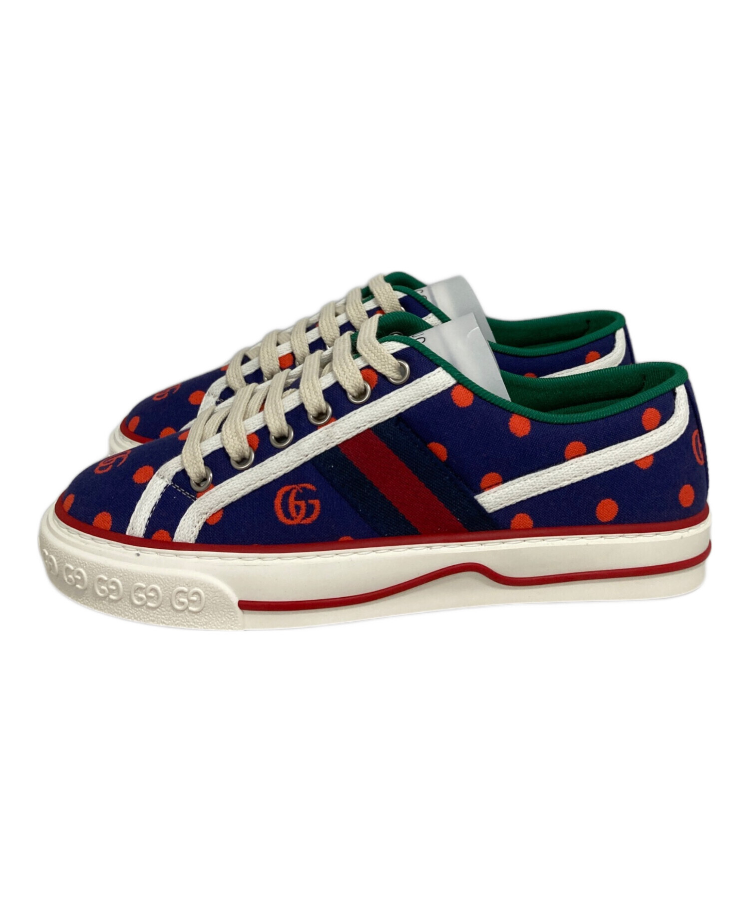 中古・古着通販】GUCCI (グッチ) スニーカー ネイビー サイズ:36