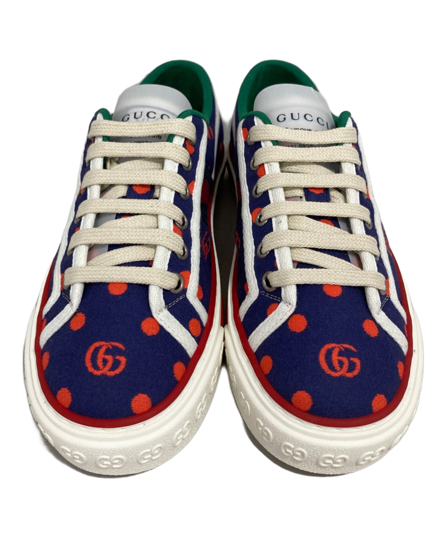 中古・古着通販】GUCCI (グッチ) スニーカー ネイビー サイズ:36