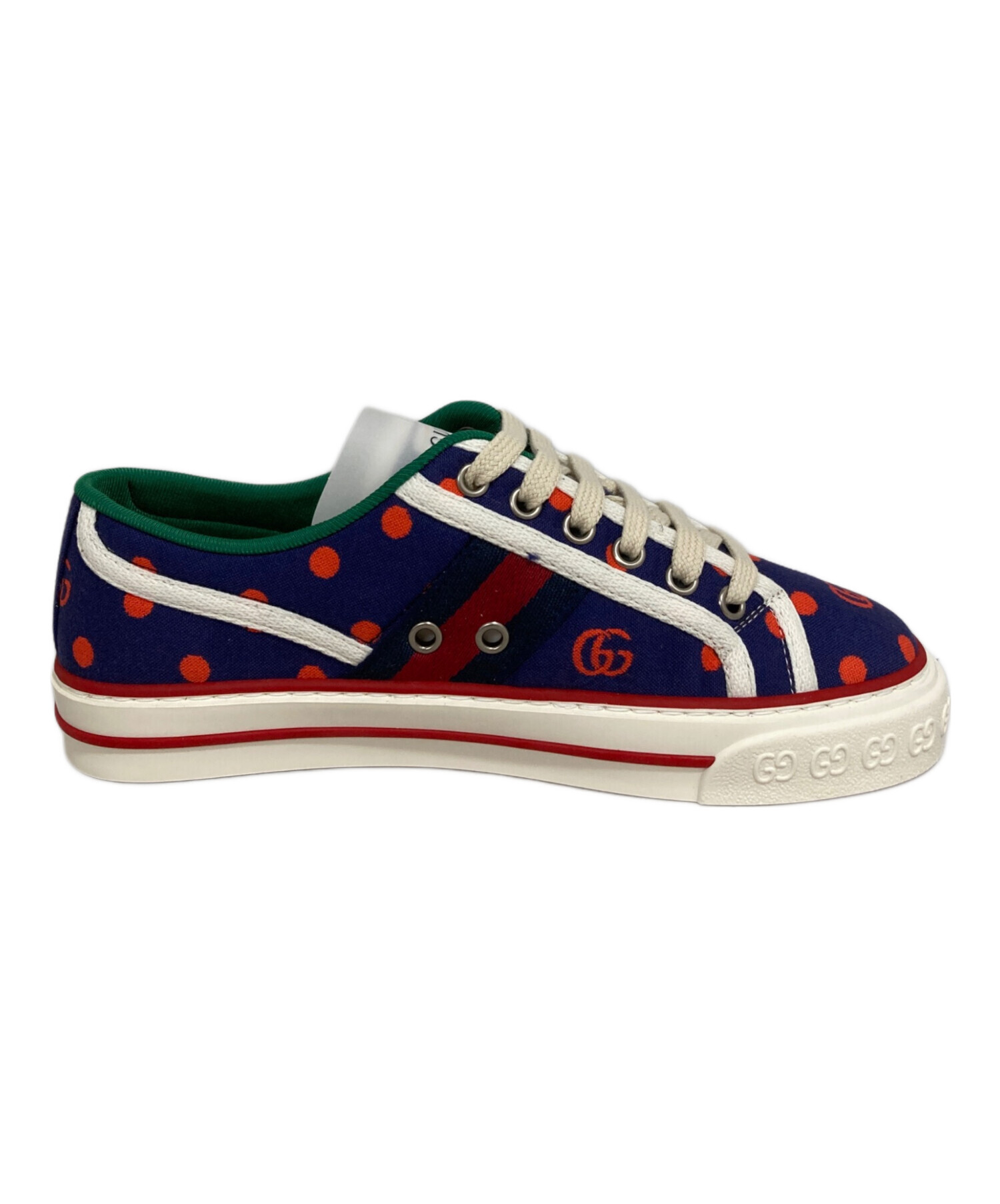 中古・古着通販】GUCCI (グッチ) スニーカー ネイビー サイズ:36