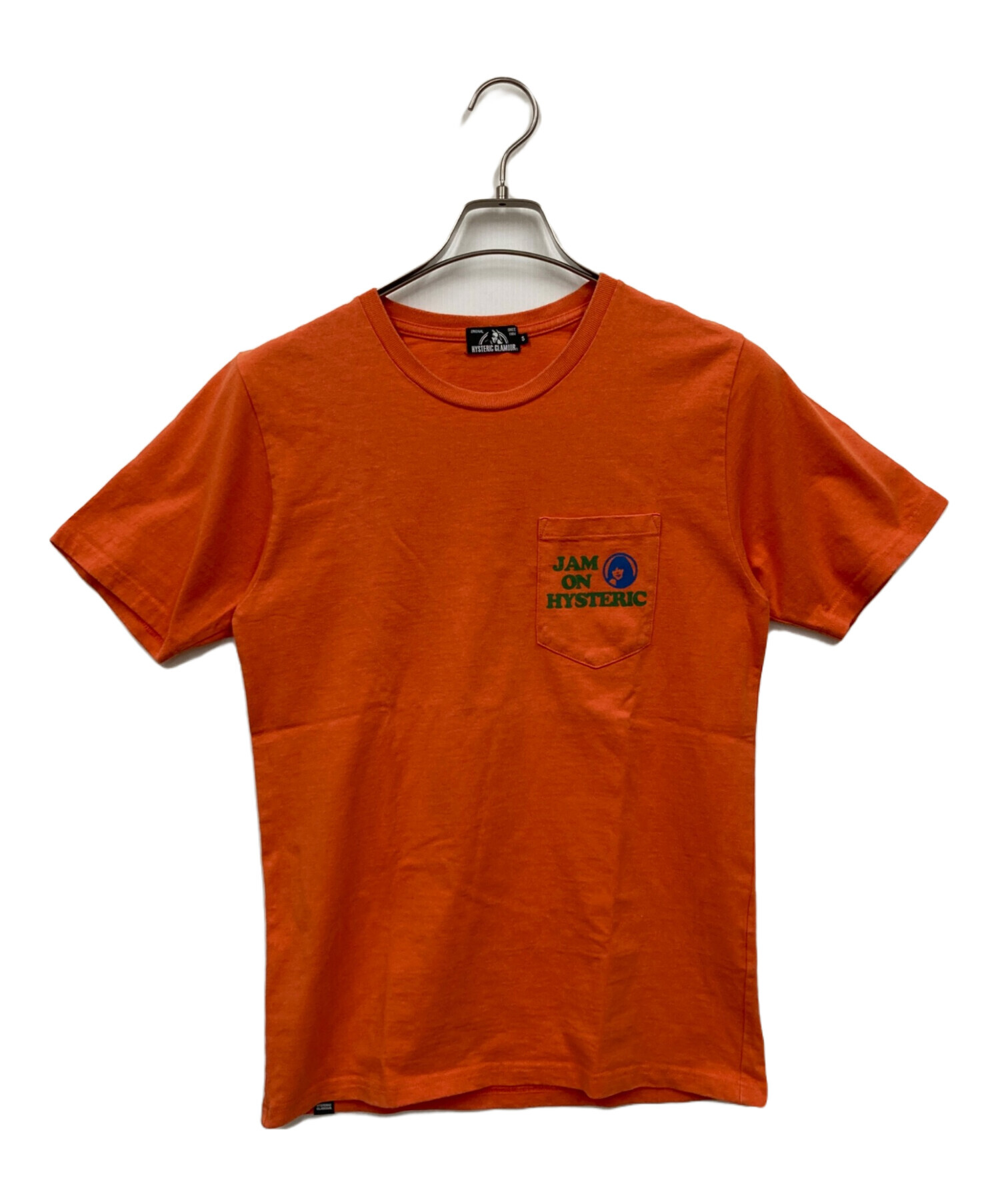 HYSTERIC GLAMOUR Mサイズ オレンジ Tシャツ 中古・古着通販】Hysteric Glamour (ヒステリックグラマー) Tシャツ