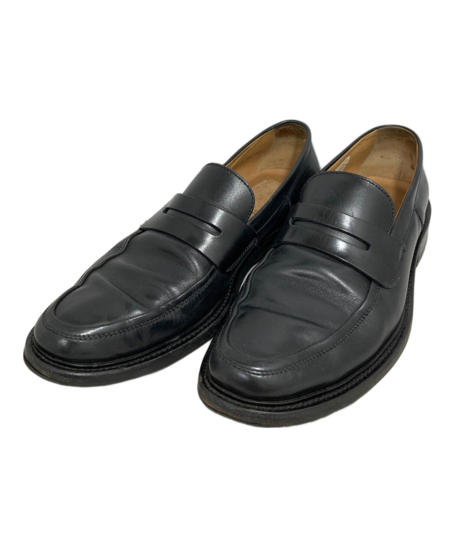 中古・古着通販】BALLY (バリー) ローファー ブラック サイズ:8 1/2