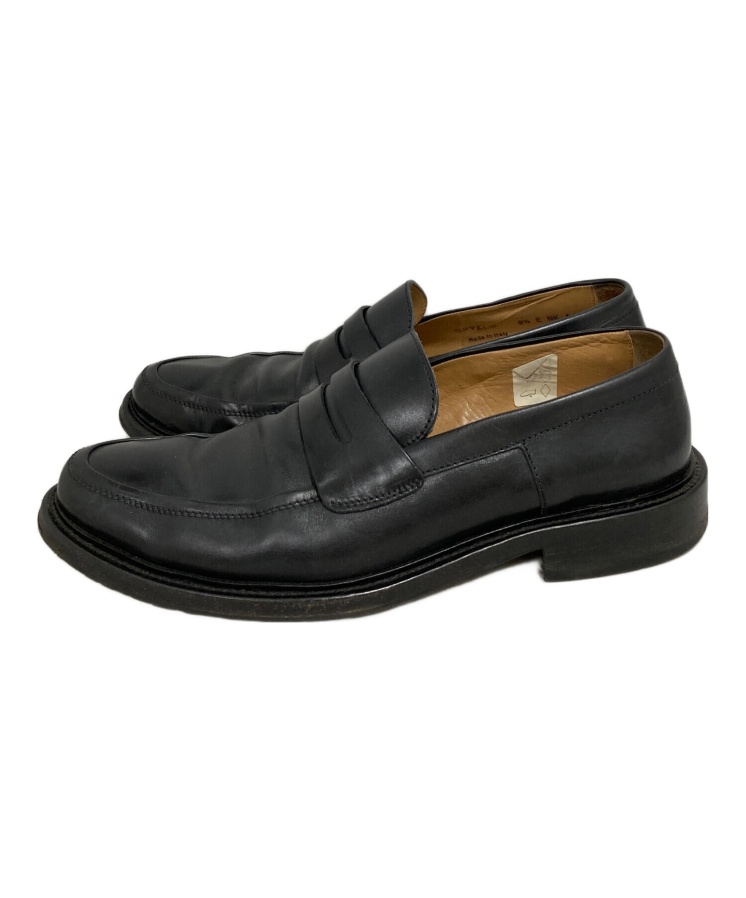 中古・古着通販】BALLY (バリー) ローファー ブラック サイズ:8 1/2