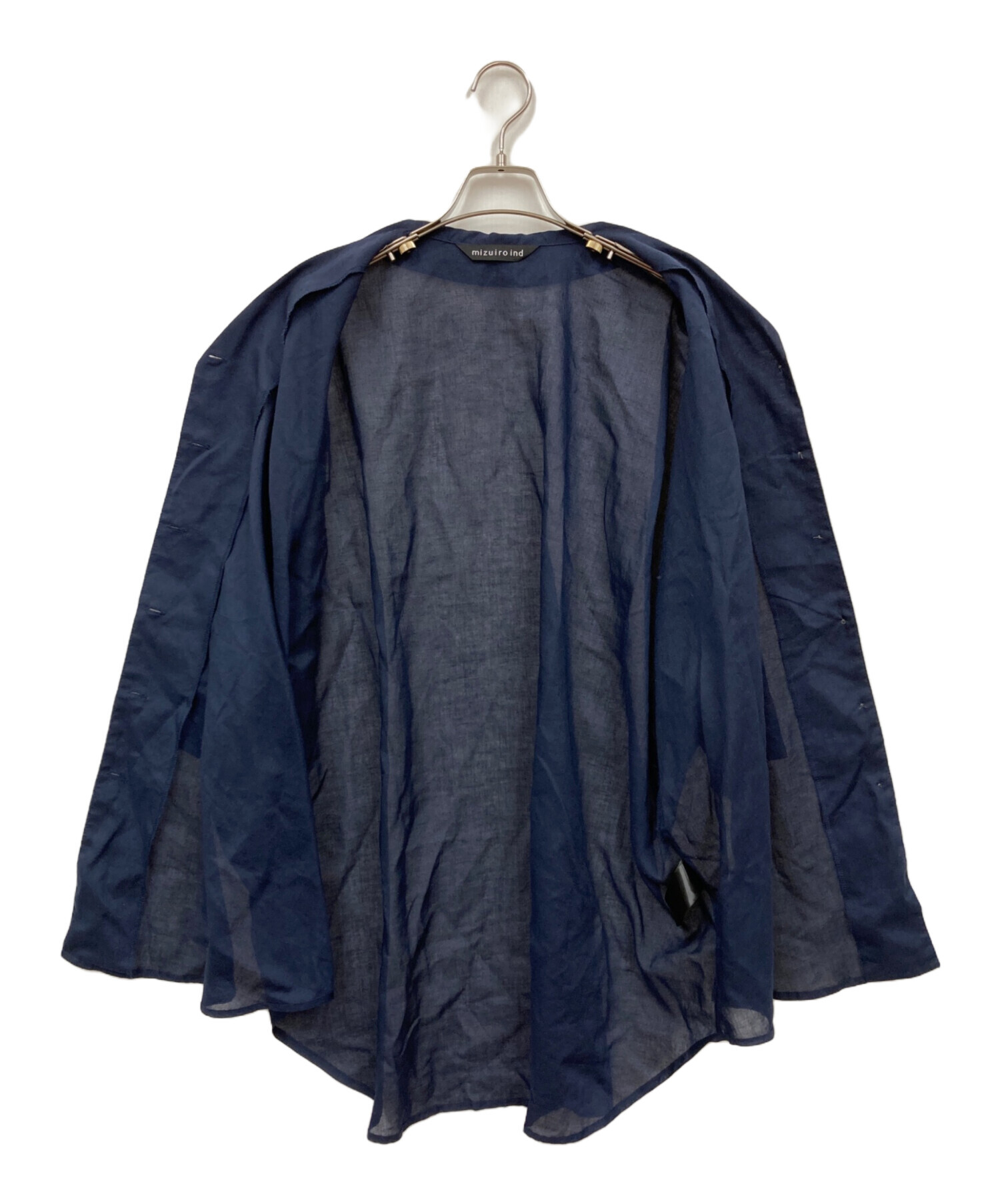 中古・古着通販】mizuiro-ind (ミズイロインド) リネン混シャツ