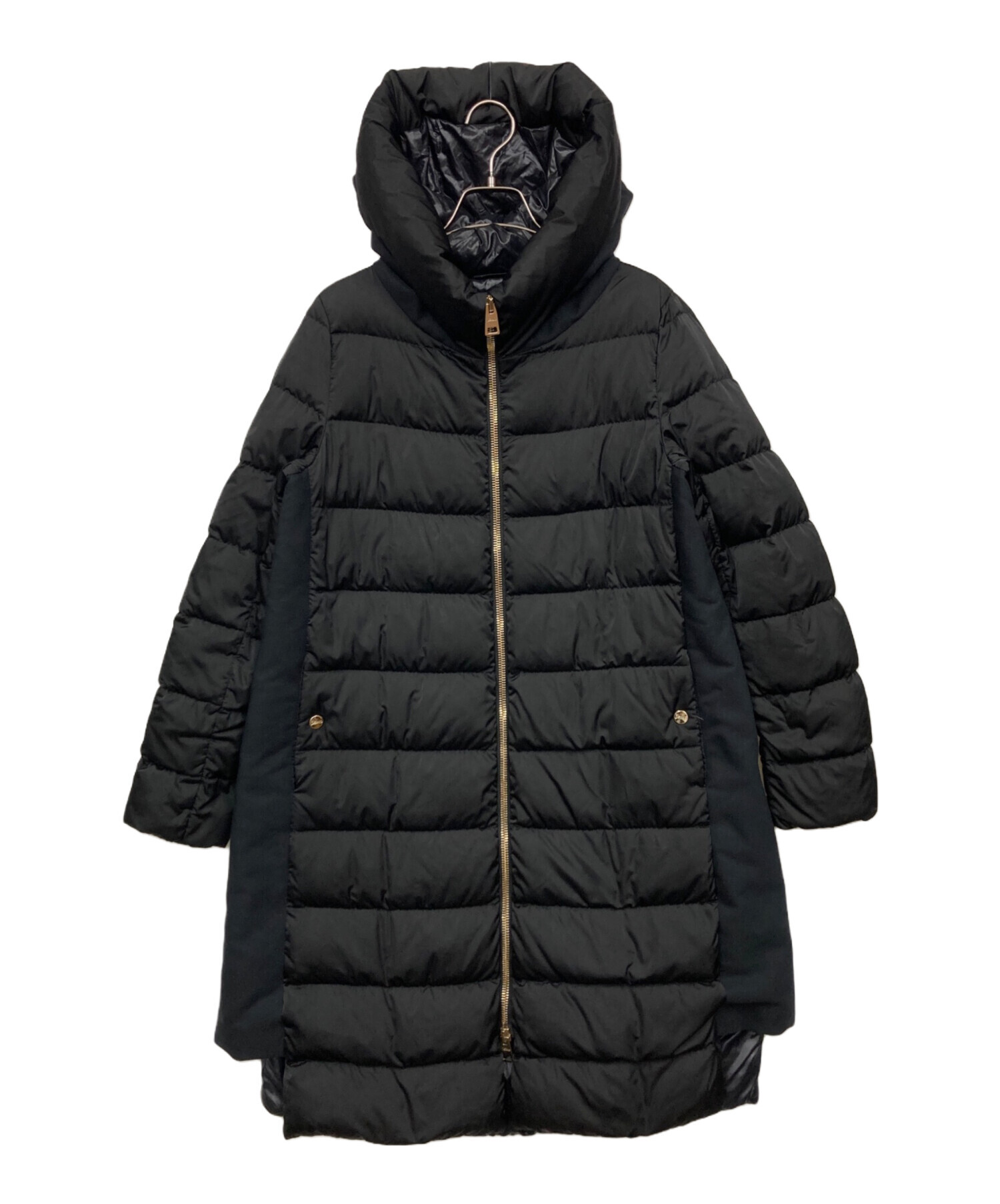 中古・古着通販】HERNO (ヘルノ) ダウンコート ブラック サイズ:42