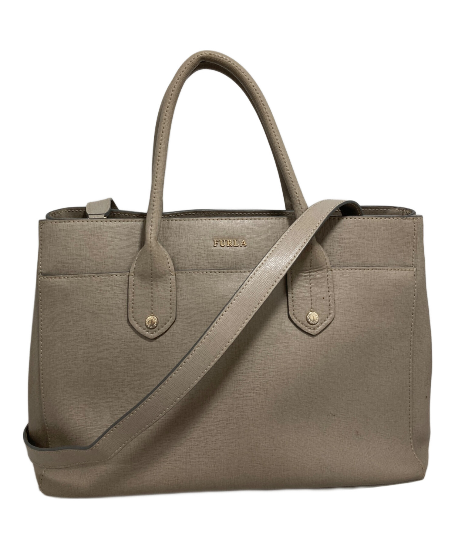 中古・古着通販】FURLA (フルラ) 2WAYバッグ ベージュ｜ブランド・古着 