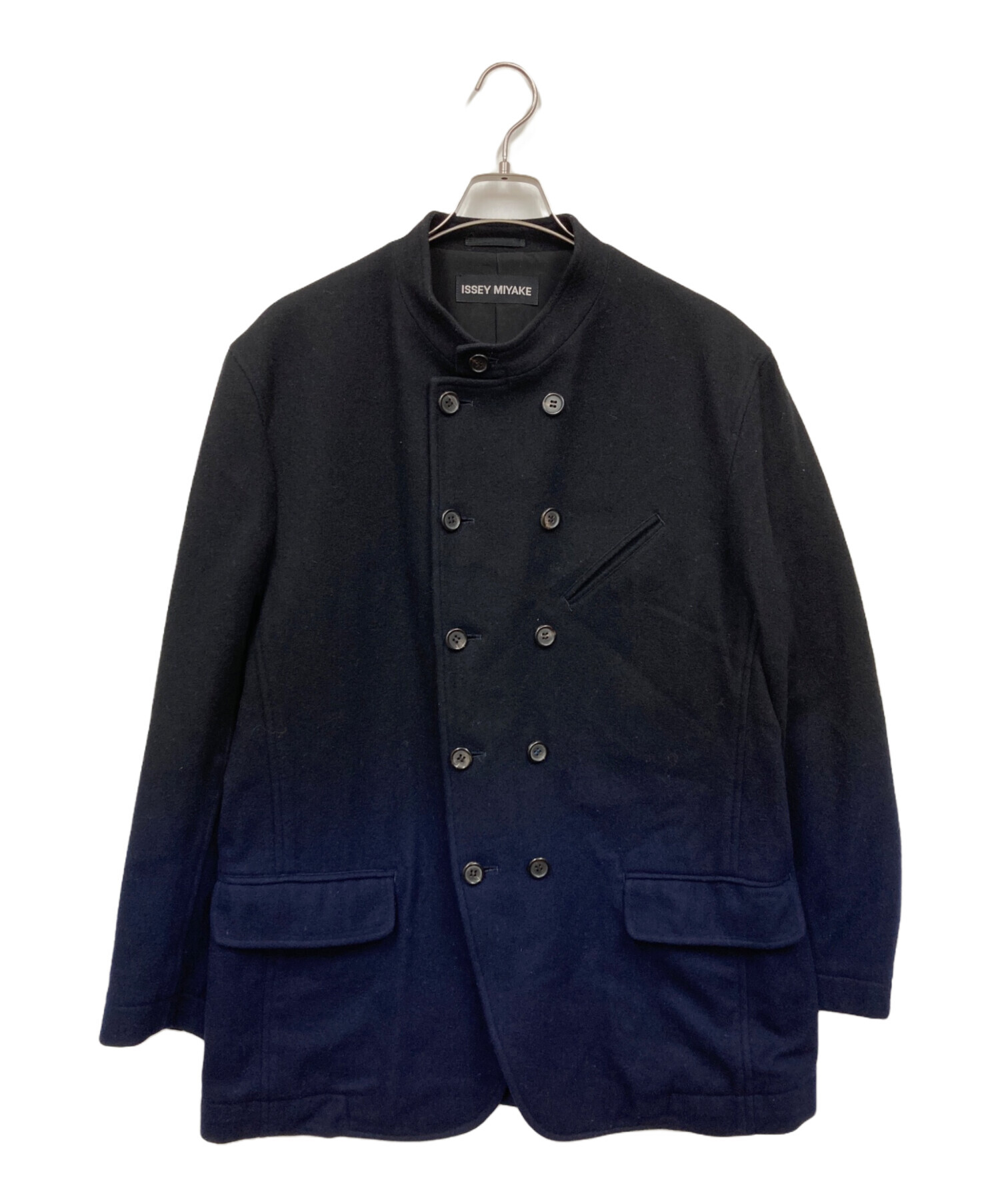 中古・古着通販】ISSEY MIYAKE (イッセイミヤケ) ジャケット ネイビー 