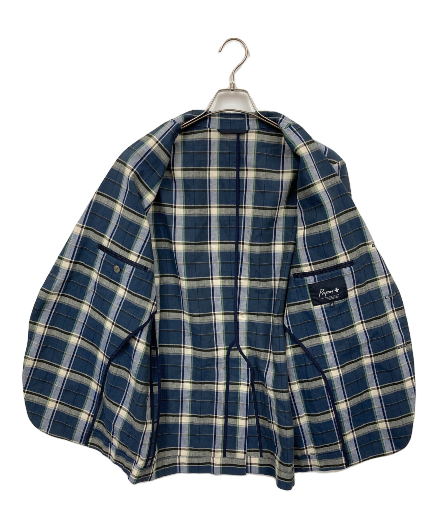 中古・古着通販】PAPAS PLUS (パパスプラス) ジャケット ブルー サイズ