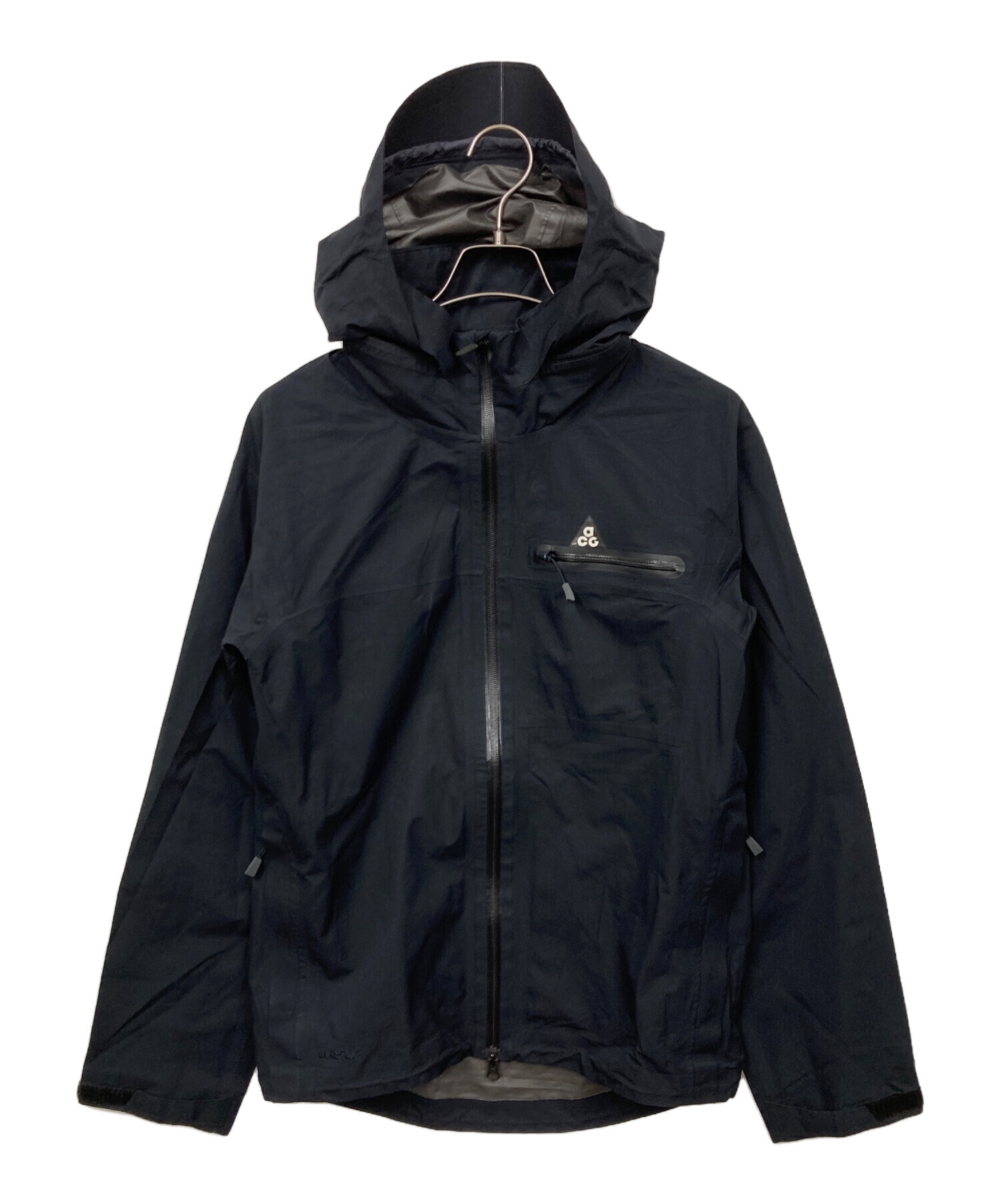 【希少】Nike ACG ナイロンジャケット ブラック 90s 中古・古着通販】NIKE ACG (ナイキエーシージー) ナイロンジャケット