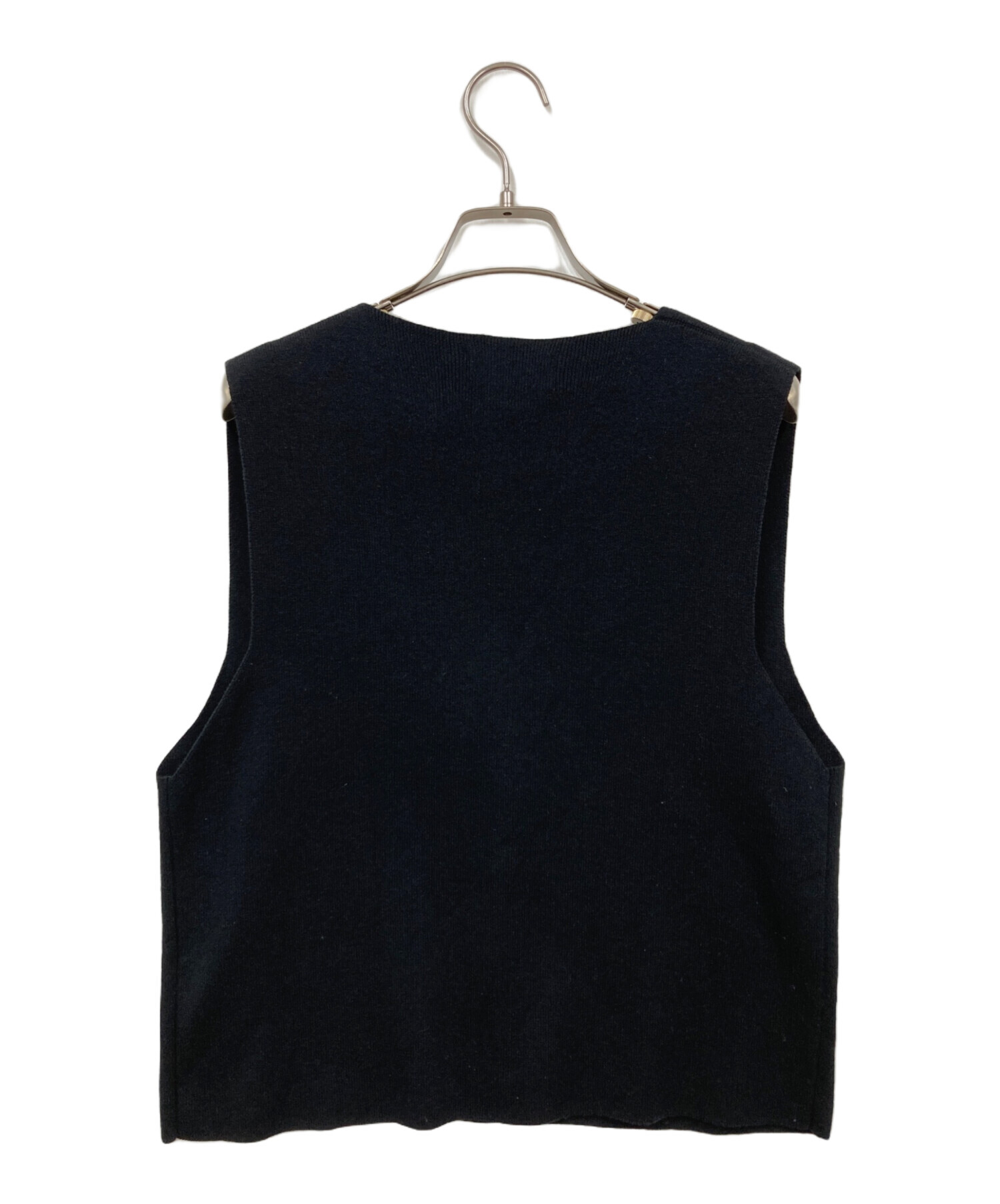 MARGARET HOWELL カシミア ベスト 黒 Ⅱ ほぼ新品 MARGARET HOWELL カシミア ベスト 黒 Ⅱ ほぼ新品 中古・古着通販