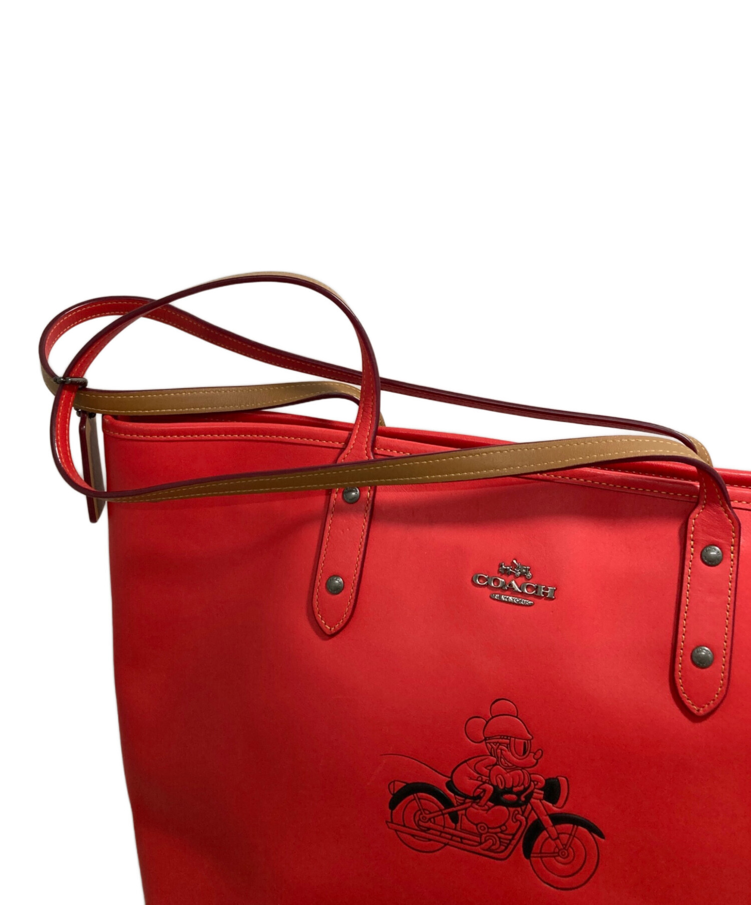 中古・古着通販】COACH (コーチ) トートバッグ レッド｜ブランド・古着 