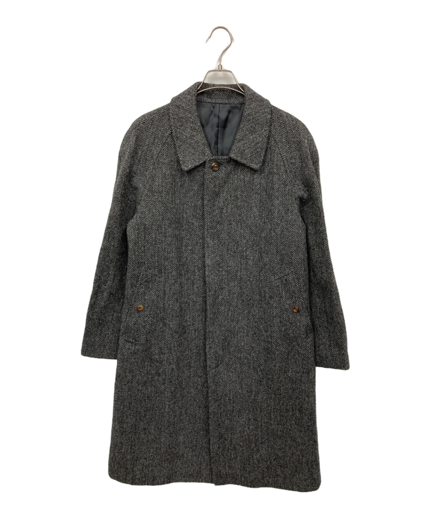 【古着】ツイード コート 中古・古着通販】Harris Tweed (ハリスツイード) ツイードコート