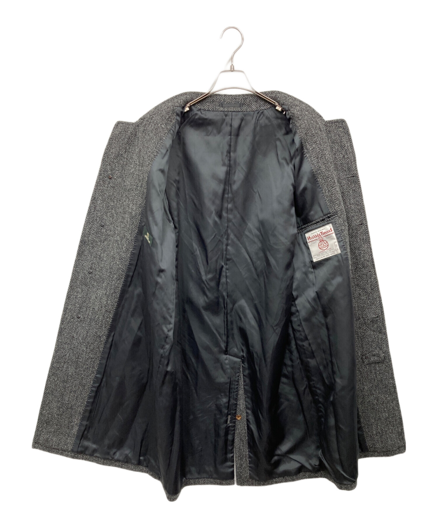 【古着】ツイード コート 中古・古着通販】Harris Tweed (ハリスツイード) ツイードコート