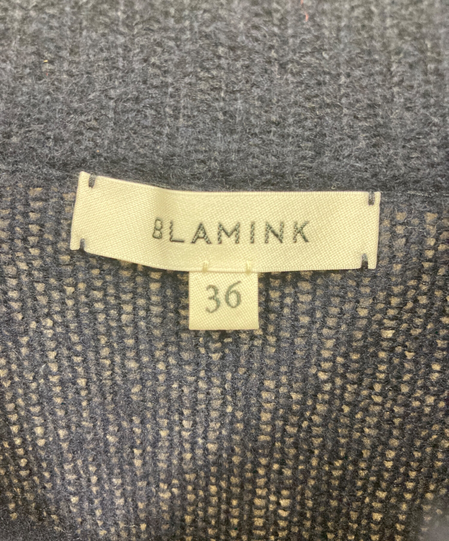 中古・古着通販】BLAMINK (ブラミンク) カシミヤ シルク クルーネック