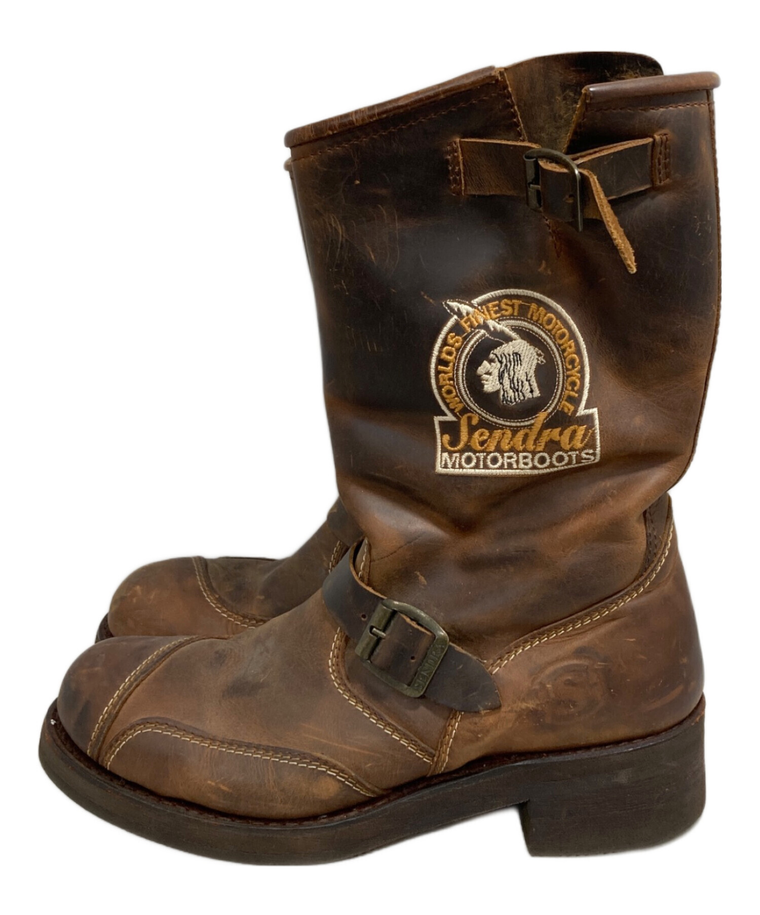 け*ん様 Sendra Motorboots エンジニアブーツ ブラウン 中古・古着通販】Sendra Boots (センドラブーツ) エンジニアブーツ
